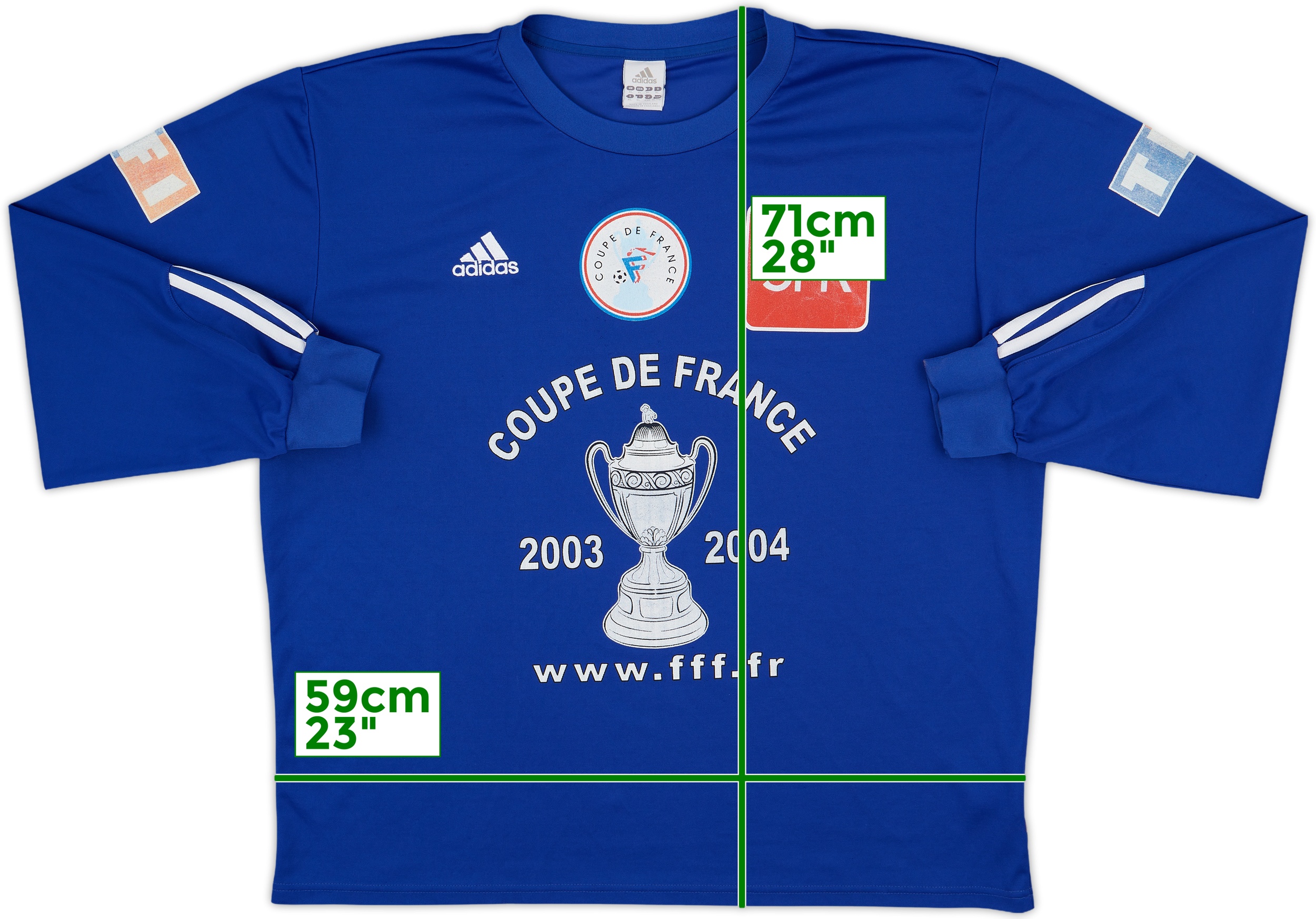 ウェア 2002 France Offical jersey FRANCE 2002 2004 HOME FOOTBALL SHIRT SOCCER JERSEY ADIDAS sz