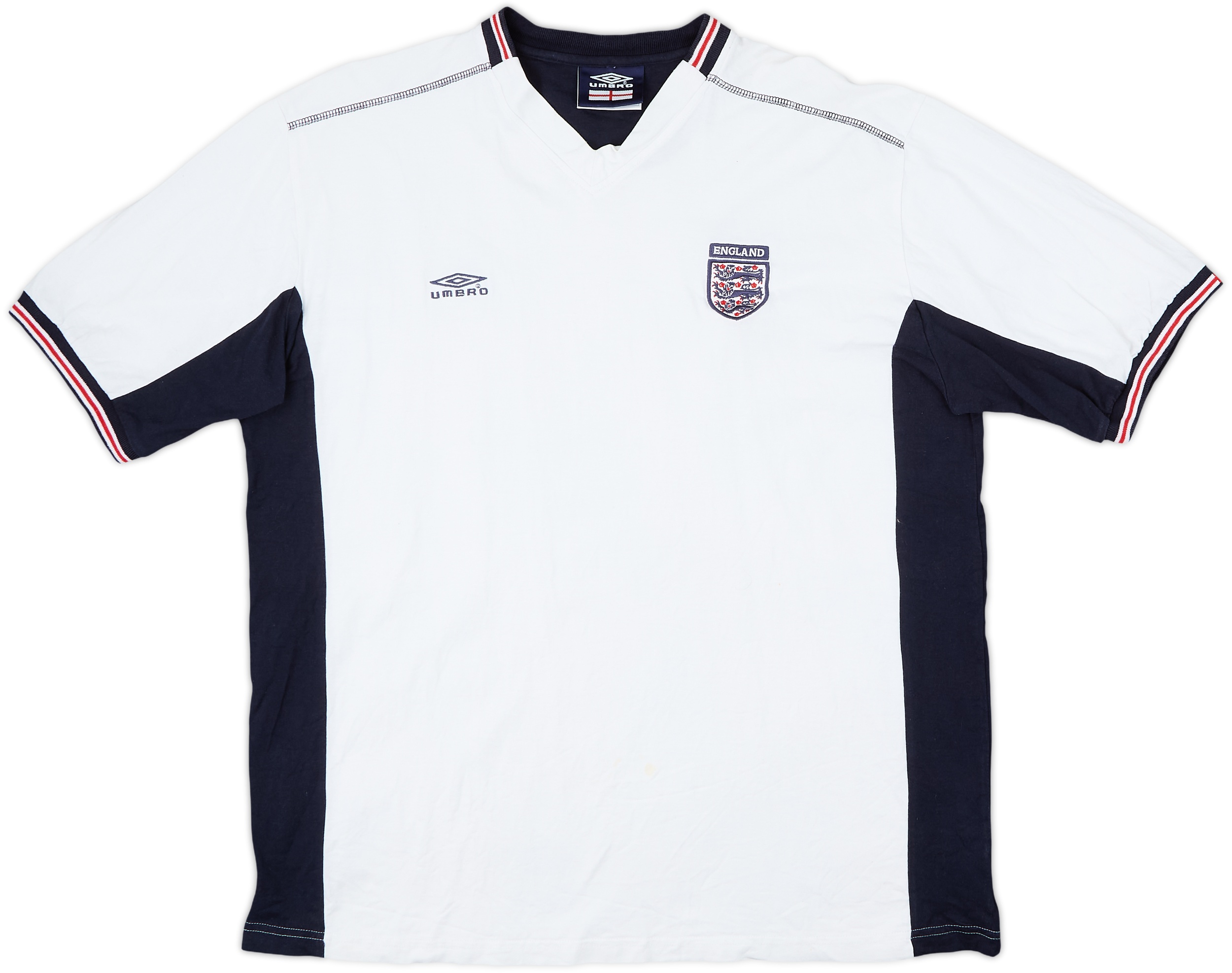 2002-03 England Umbro Training Shirt - 8/10 - (XL)