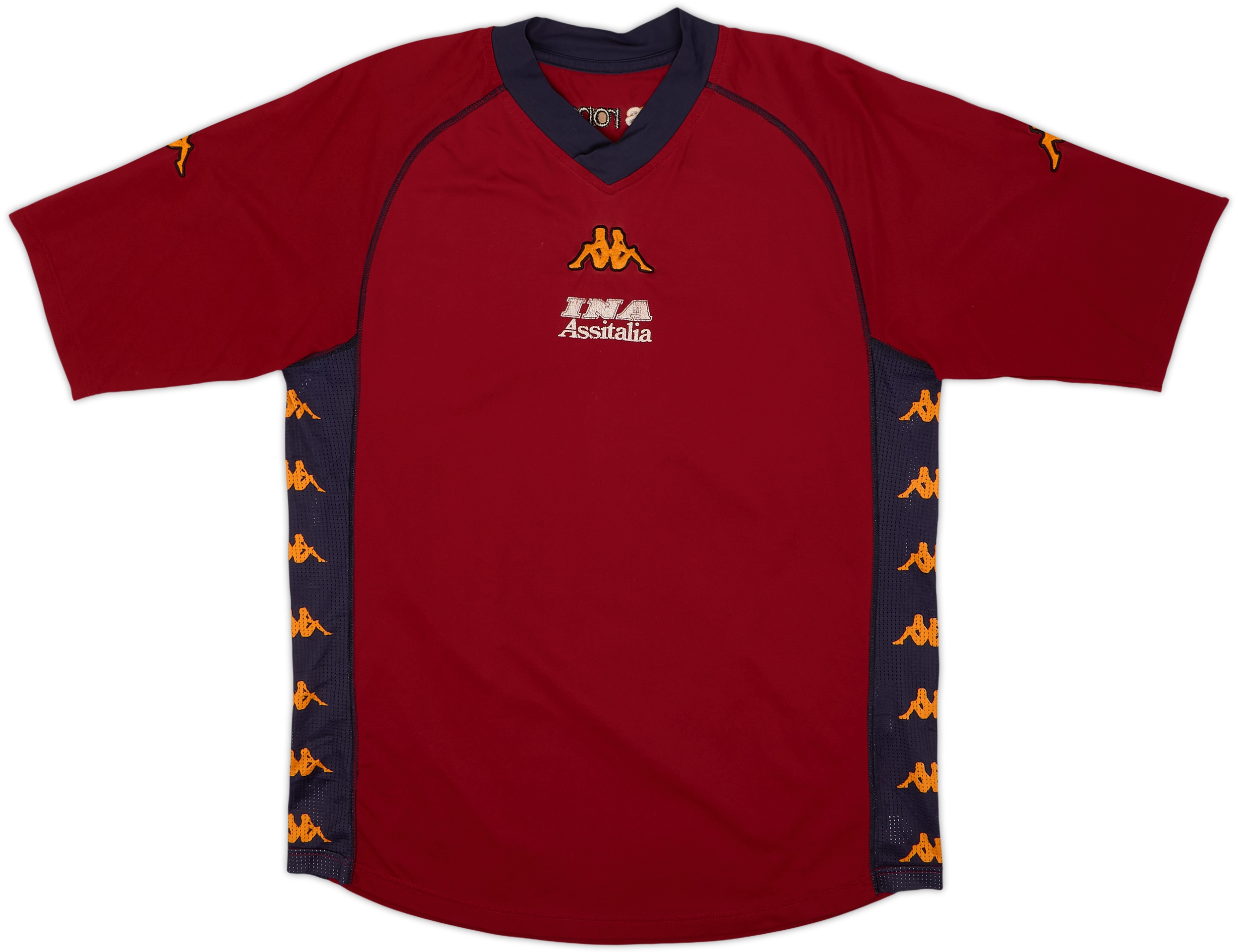 2000-01 Roma Kappa Training Shirt - 6/10 - (L)