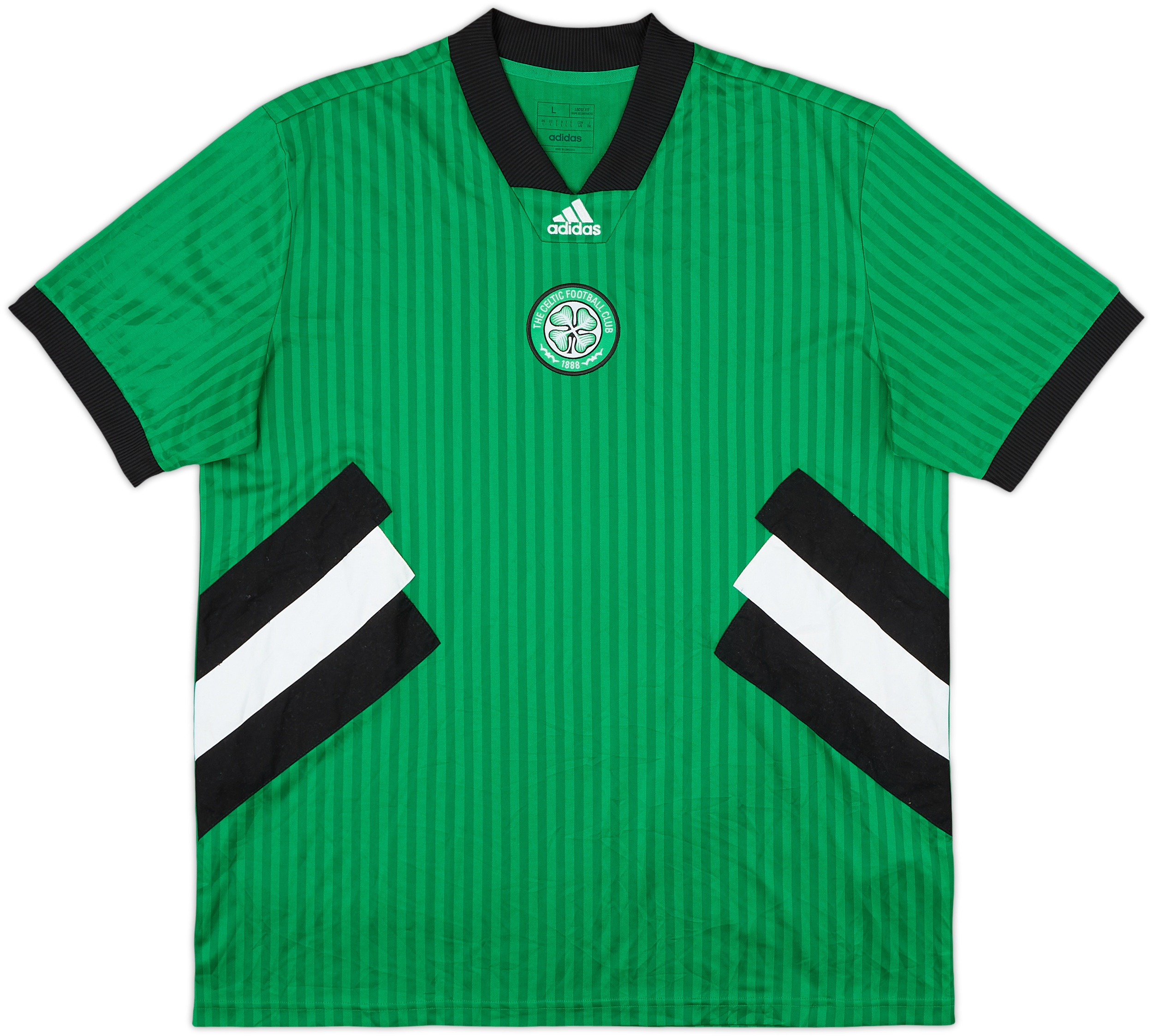 2022-23 Celtic adidas Icons Training Shirt - 9/10 - (L)
