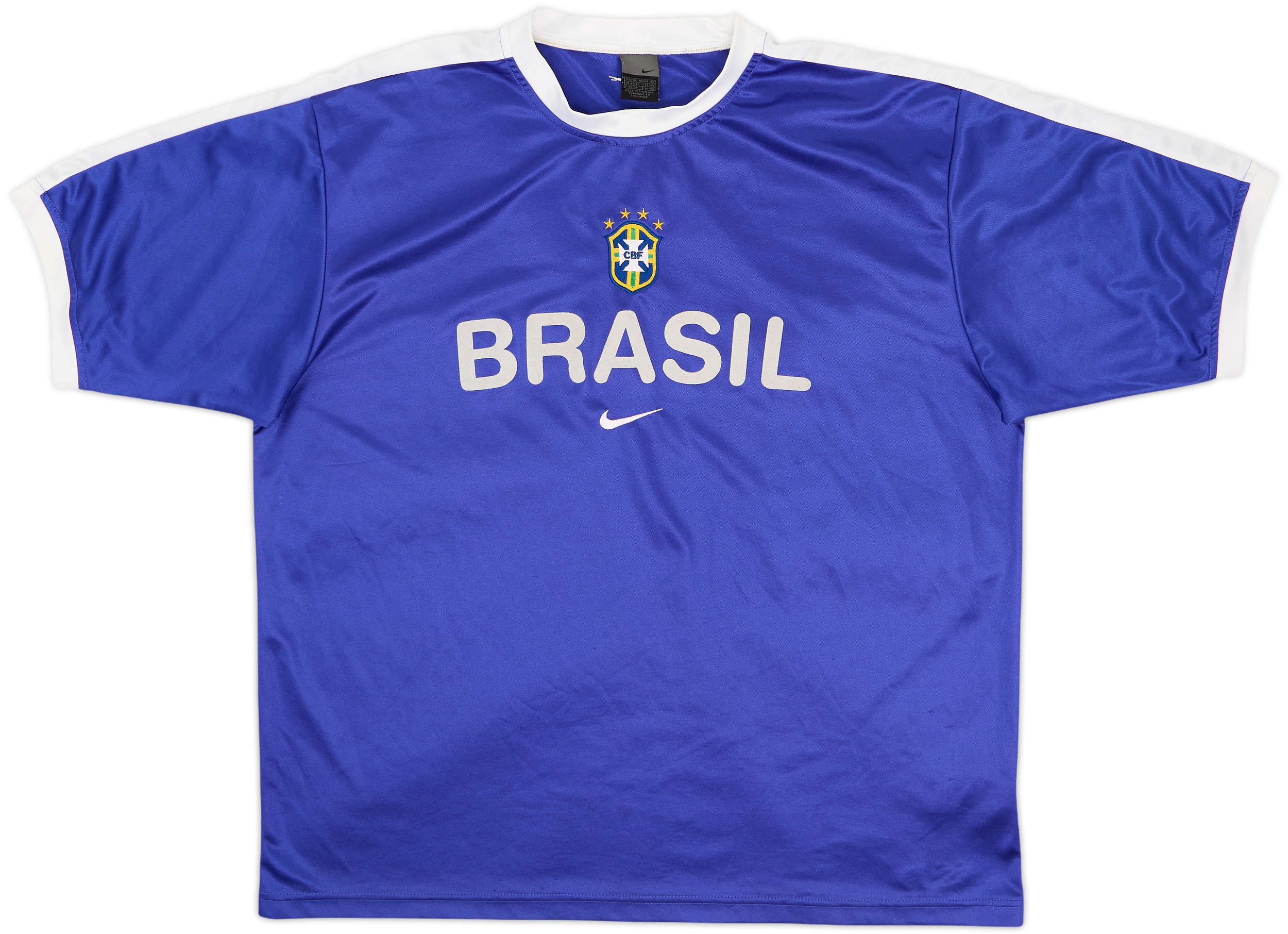2002 Brazil Nike Training Shirt - 8/10 - (XL)