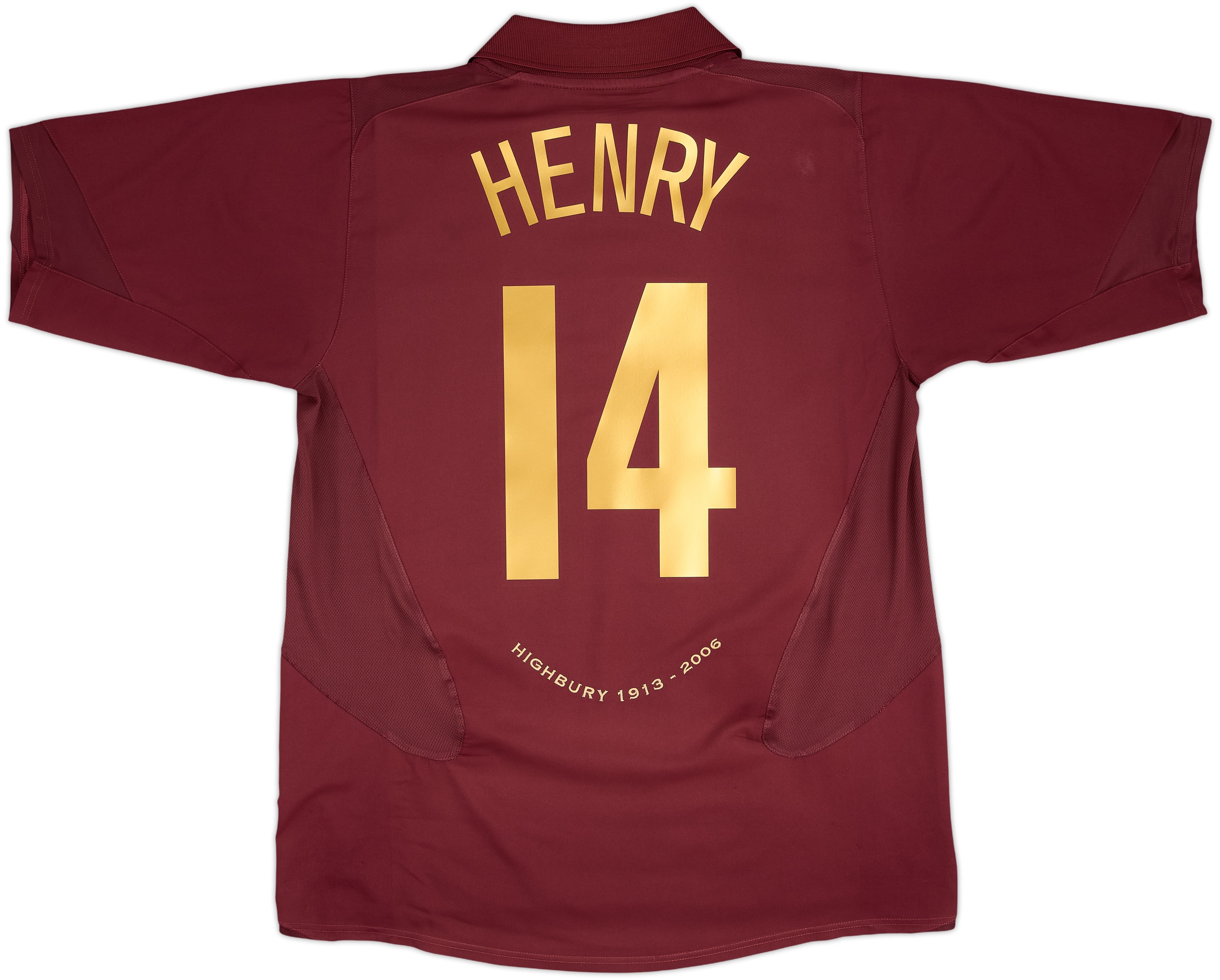 2005-06 Arsenal Home Shirt Henry #14 - 6/10 - (XL)