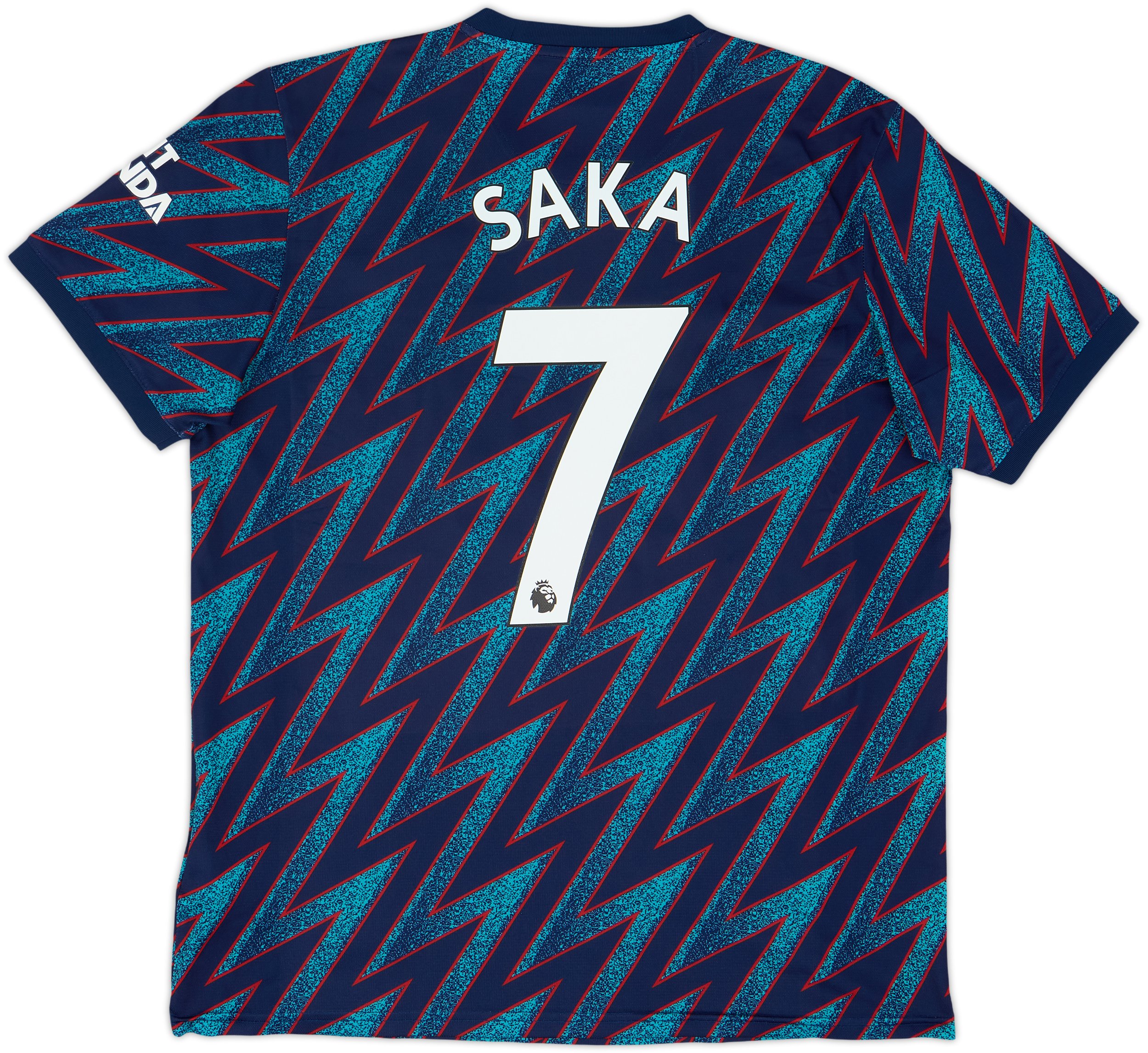 2021-22 Arsenal Third Shirt Saka #7 - 8/10 - (L)