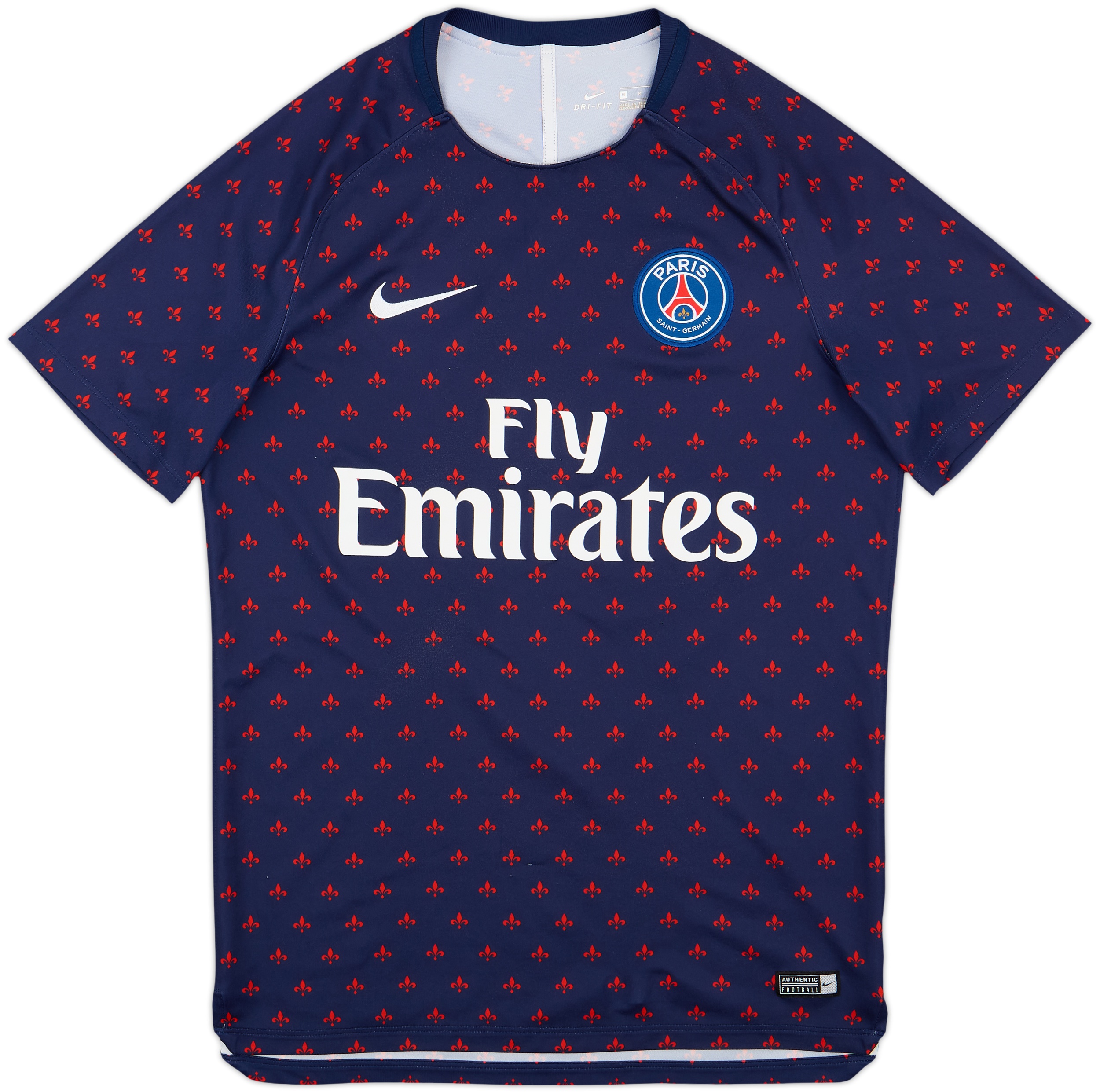 2018-19 Paris Saint-Germain Nike Pre-Match Training Shirt