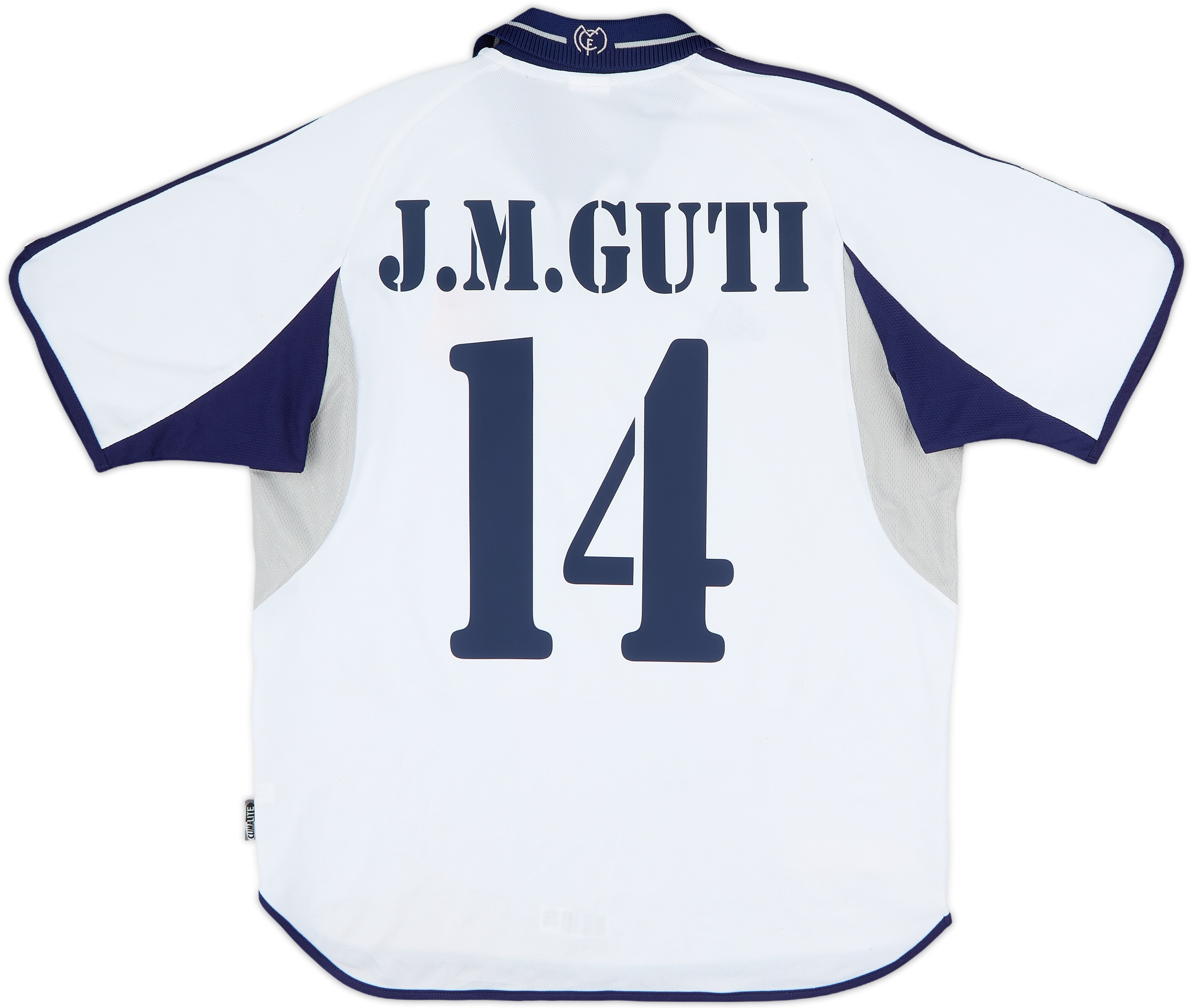 2000-01 Real Madrid Home Shirt J.M.Guti #14 - 6/10 - (M)