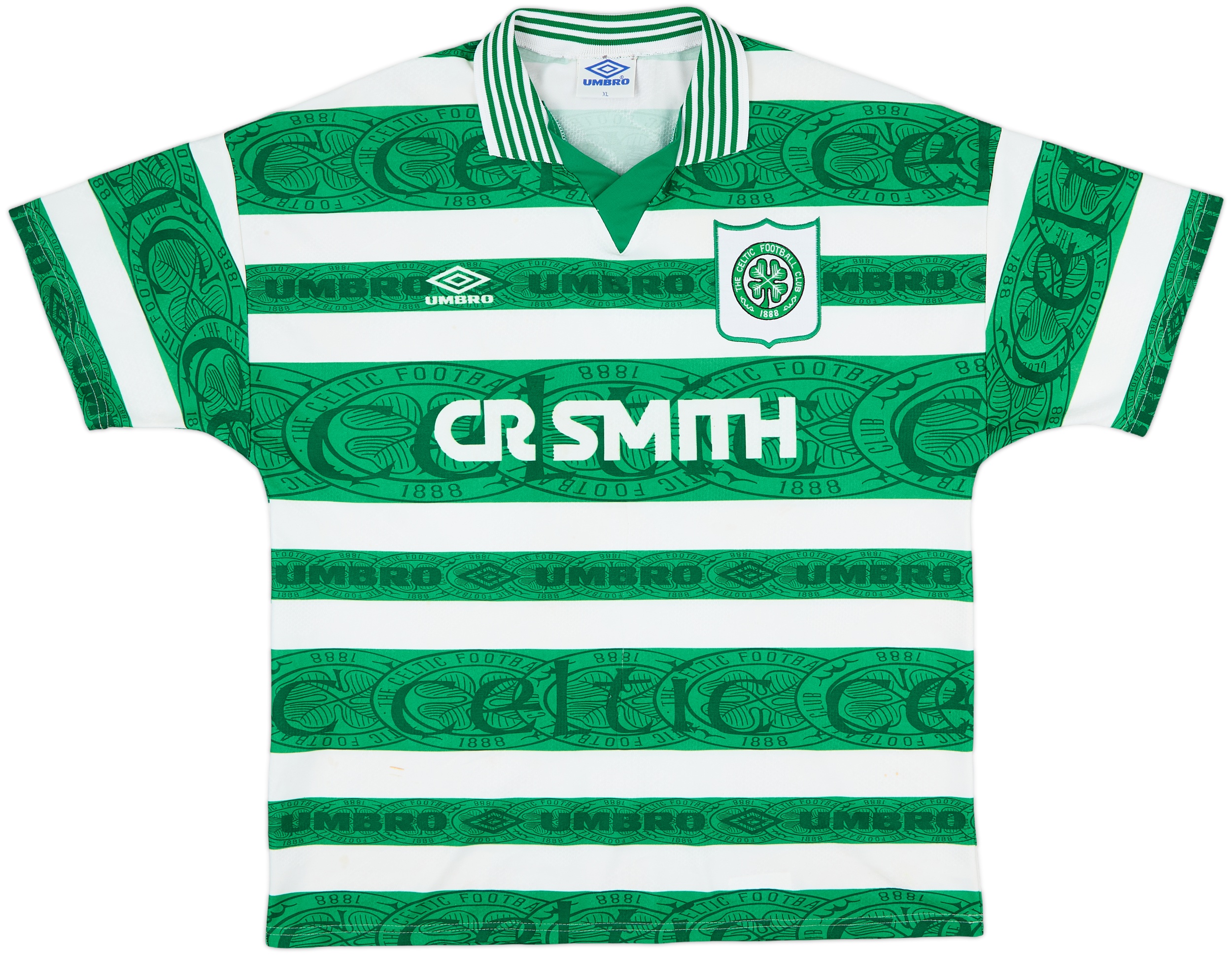 ウェア Celtic 1995/97  Soccer Shirt CELTIC 1995 1997 HOME FOOTBALL SHIRT SOCCER JERSEY UMBRO sz