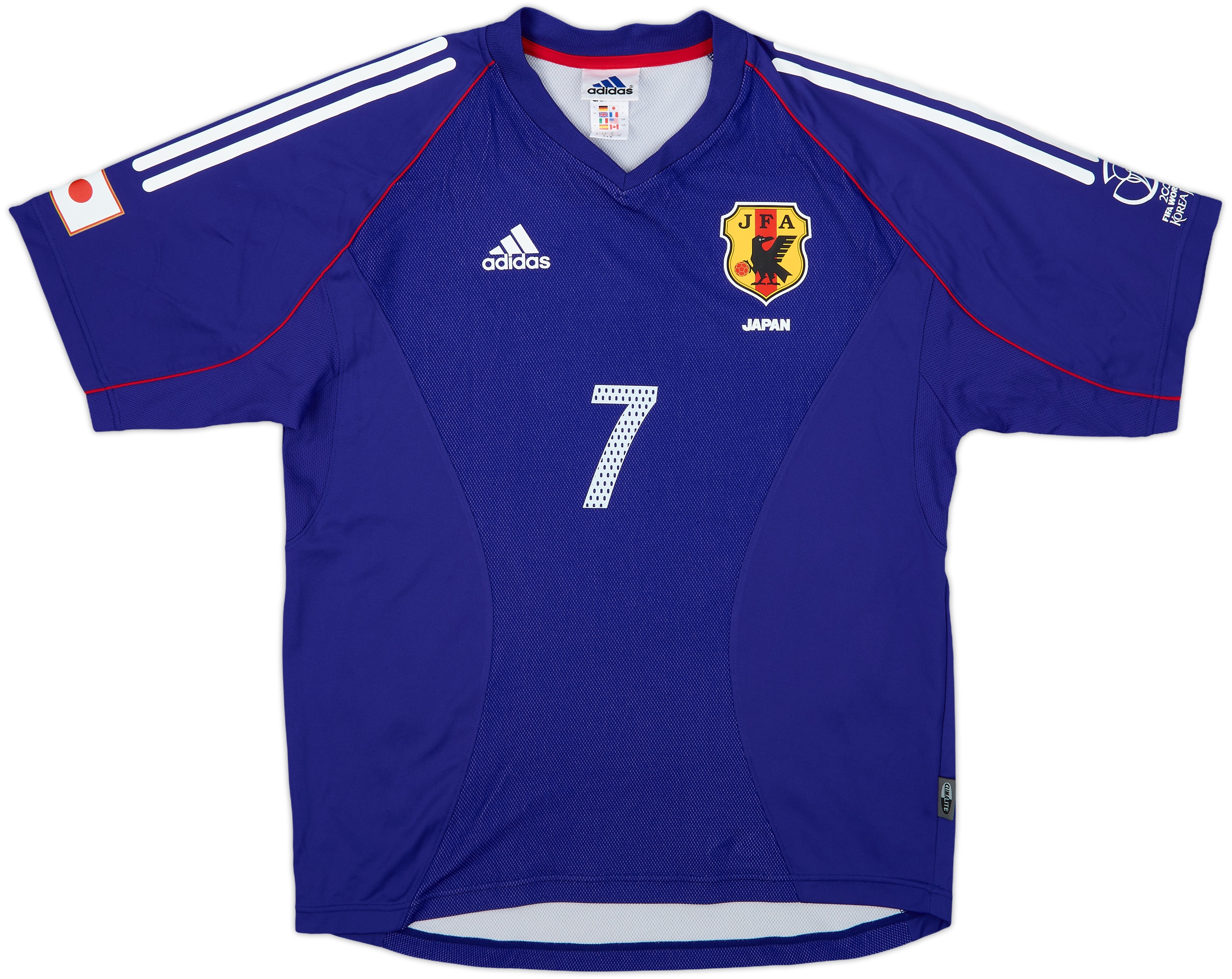 99/00　ペルージャ No.7 NAKATA 2002-04 Japan Home Shirt Nakata #7 - 9/10 - (M)
