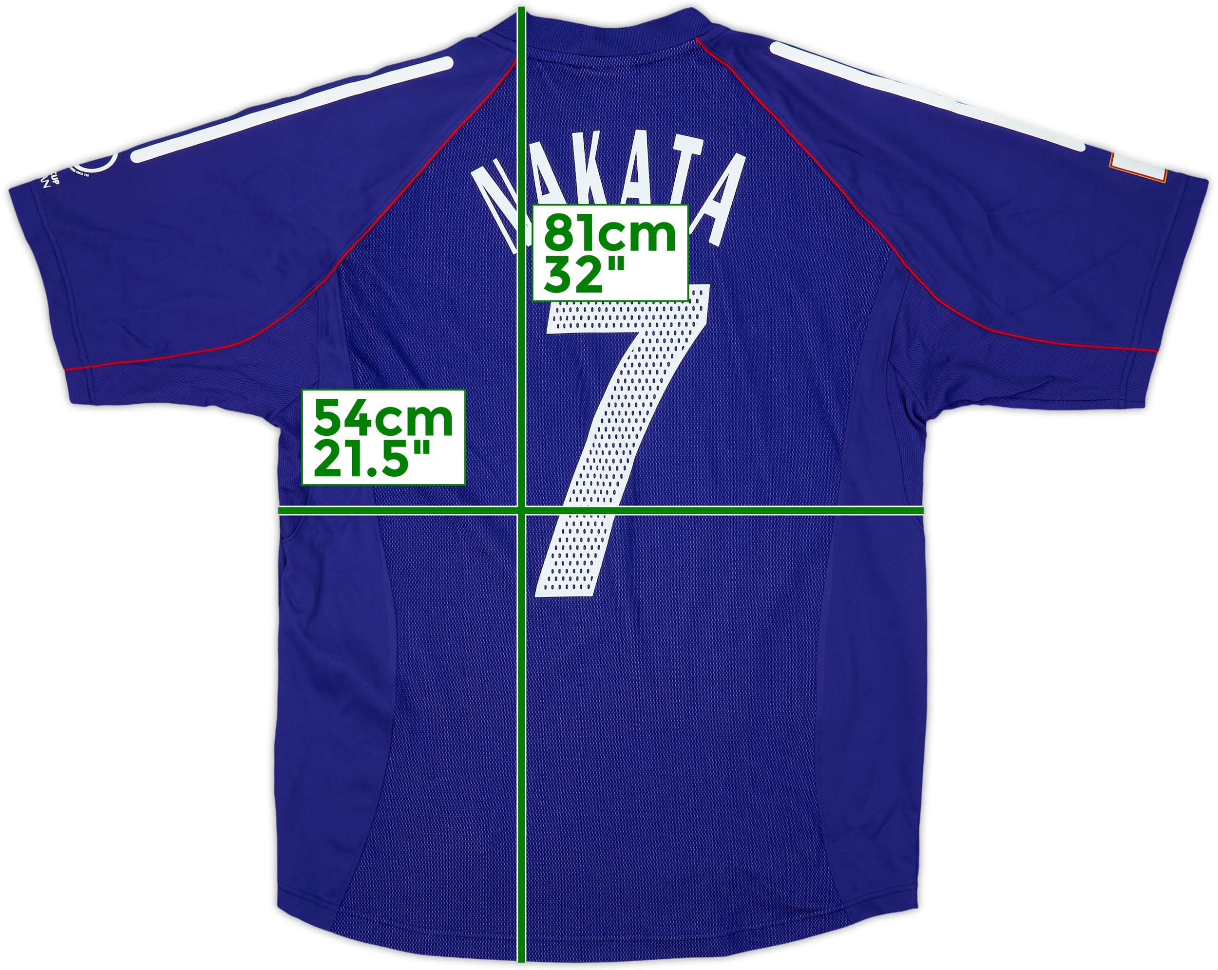 2006-08 Japan Home Shirt Nakata #7 - 8/10 - (L)