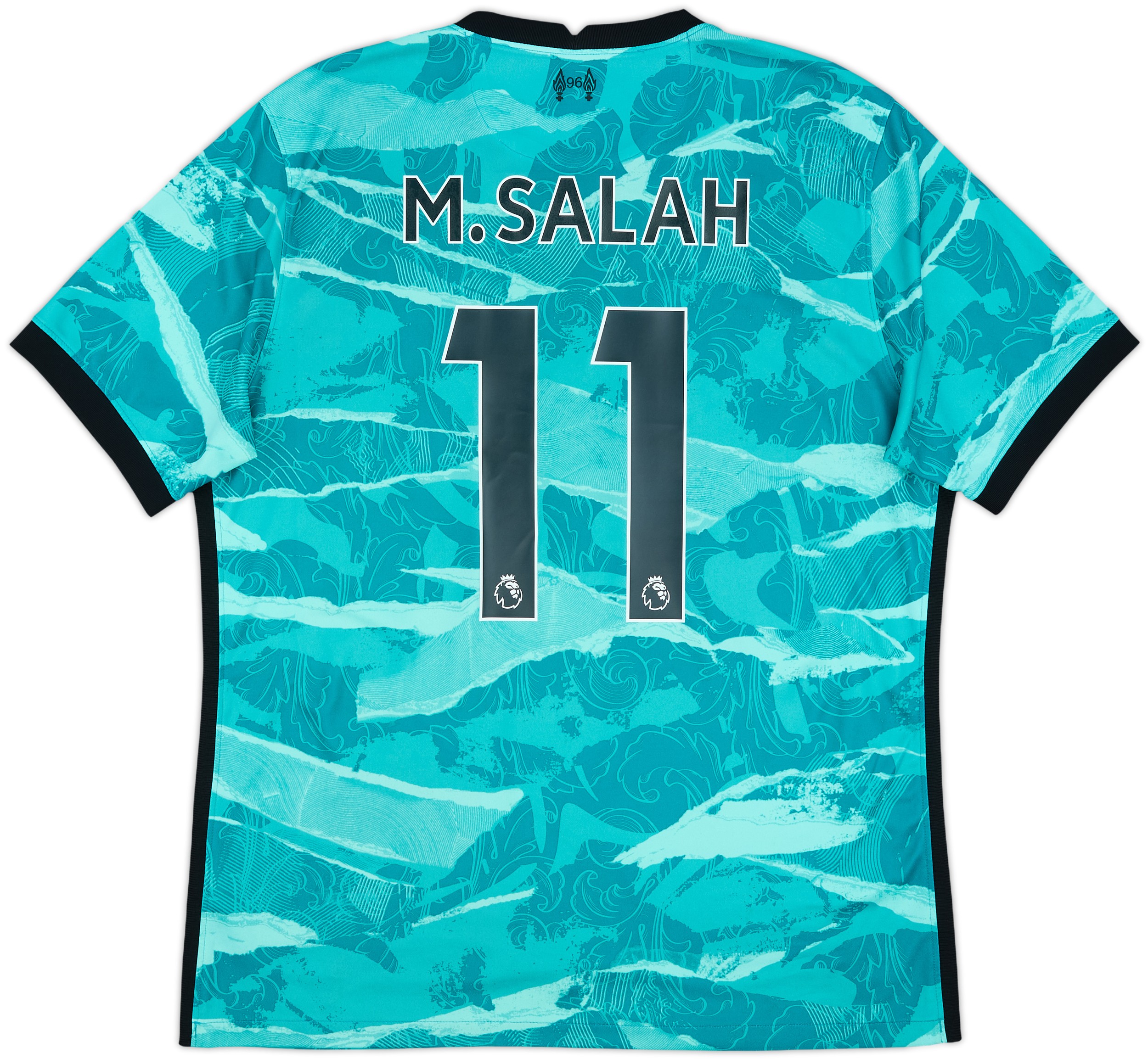 21-22 リバプール M.SALAH シャツ 11番 2021/22 Liverpool Home Jersey #11 Mohamed Salah Small Nike