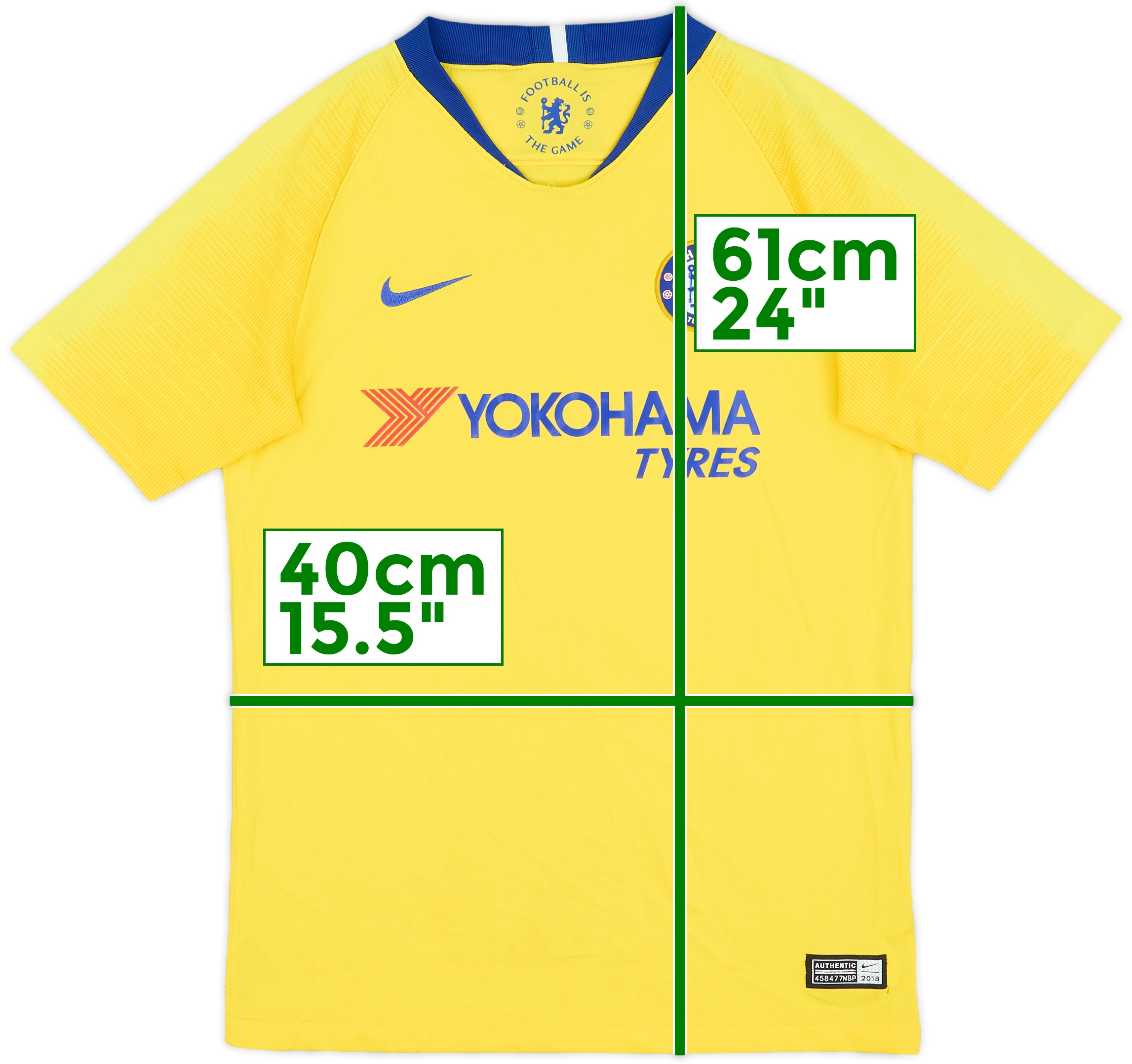 2018-19 Chelsea Away Shirt - 9/10 - (L.Boys)