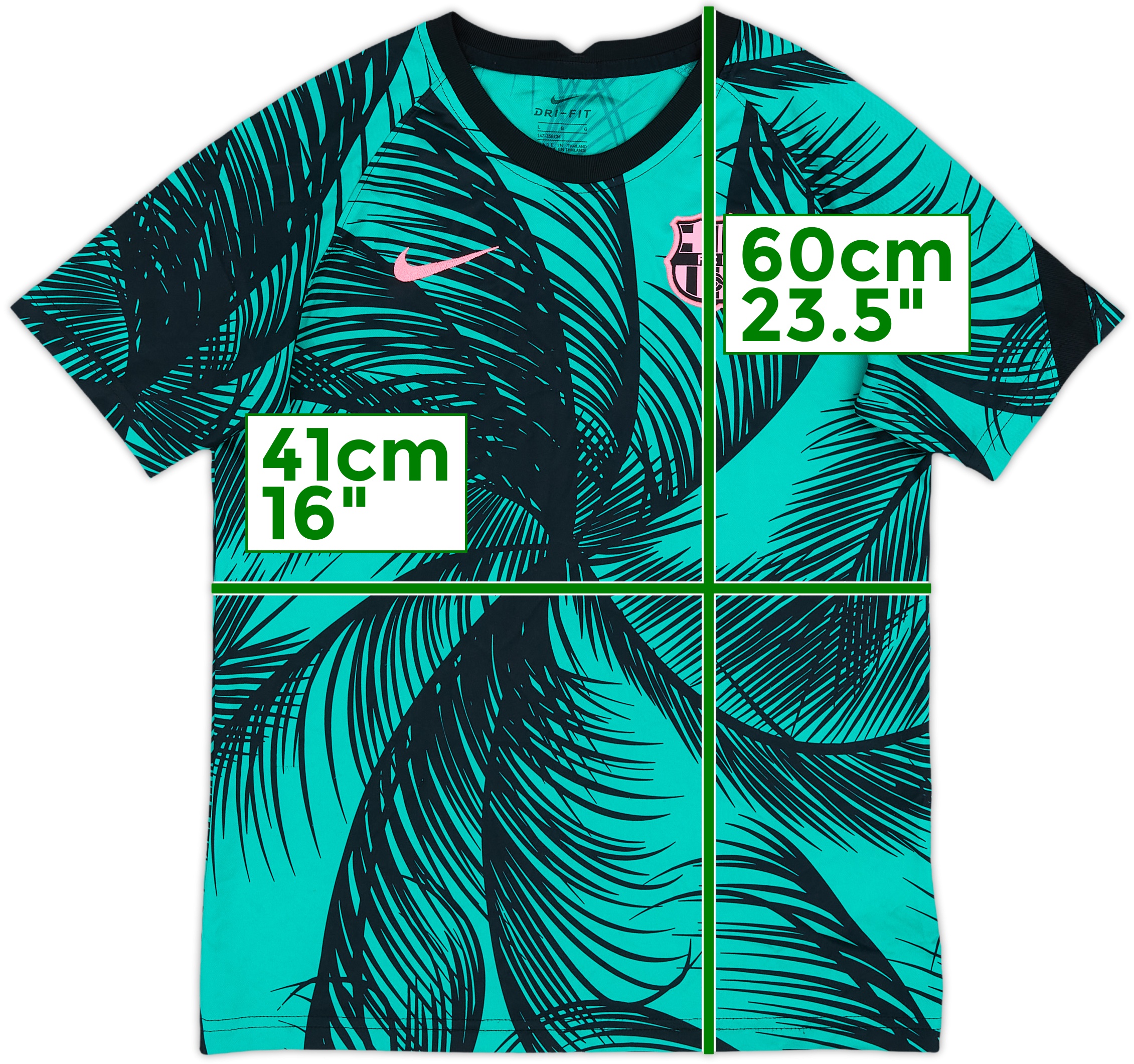 2020-21 Barcelona Nike Training Shirt - 9/10 - (L.Boys)