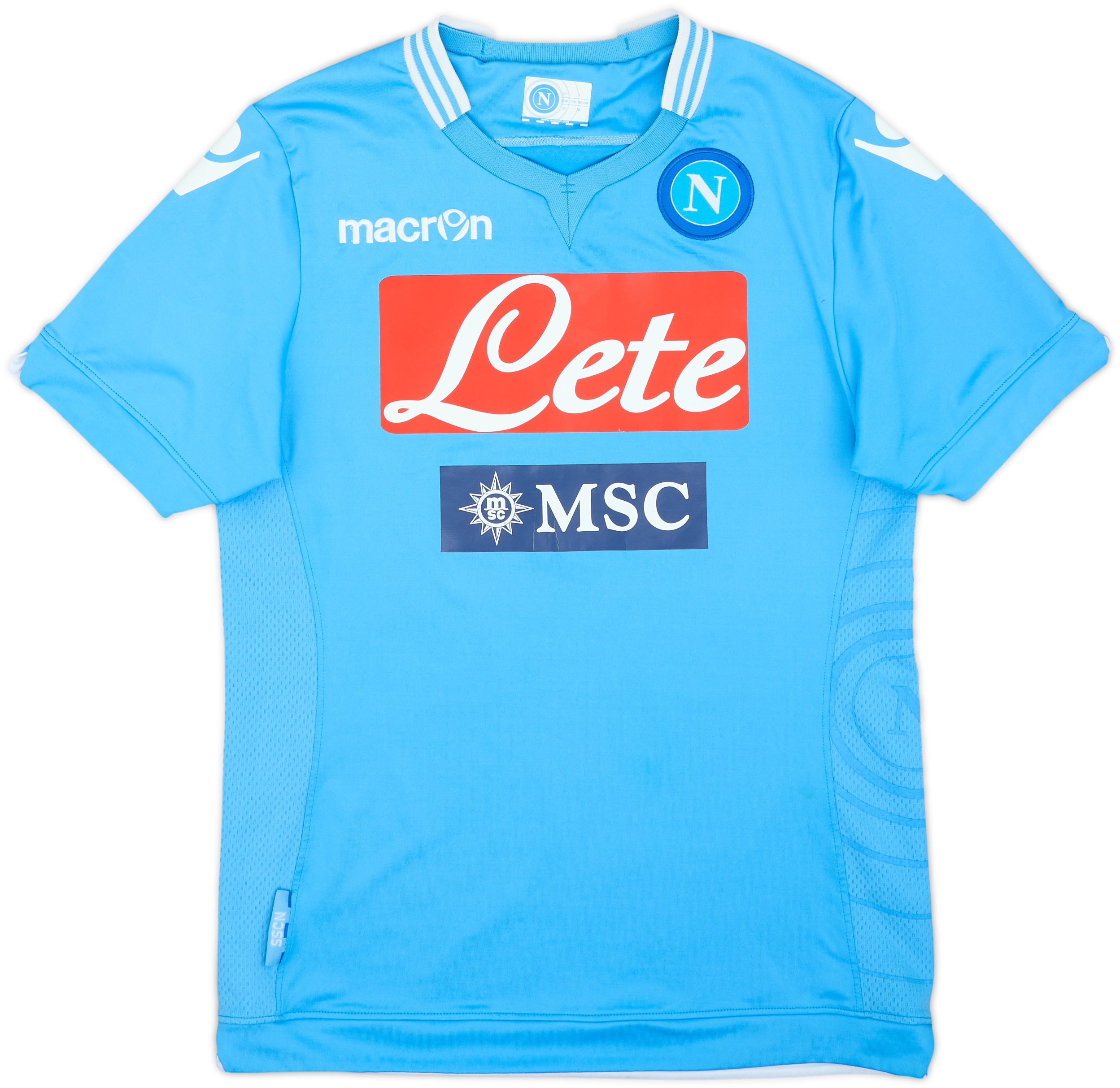 2013-14 Napoli Home Shirt #18 - 8/10 - (L)