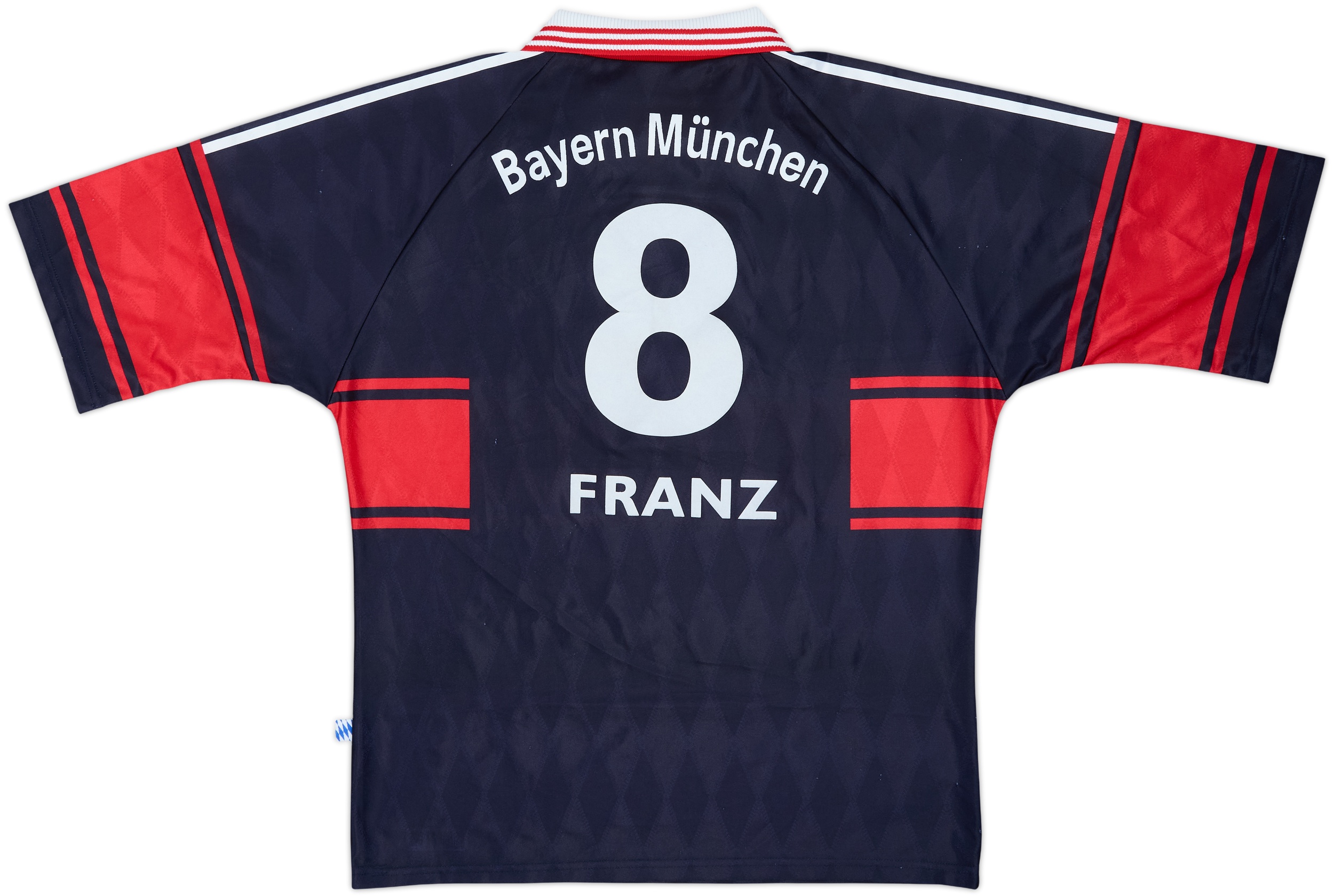 1997-99 Bayern Munich Home Shirt Franz #8 - 8/10 - (L)