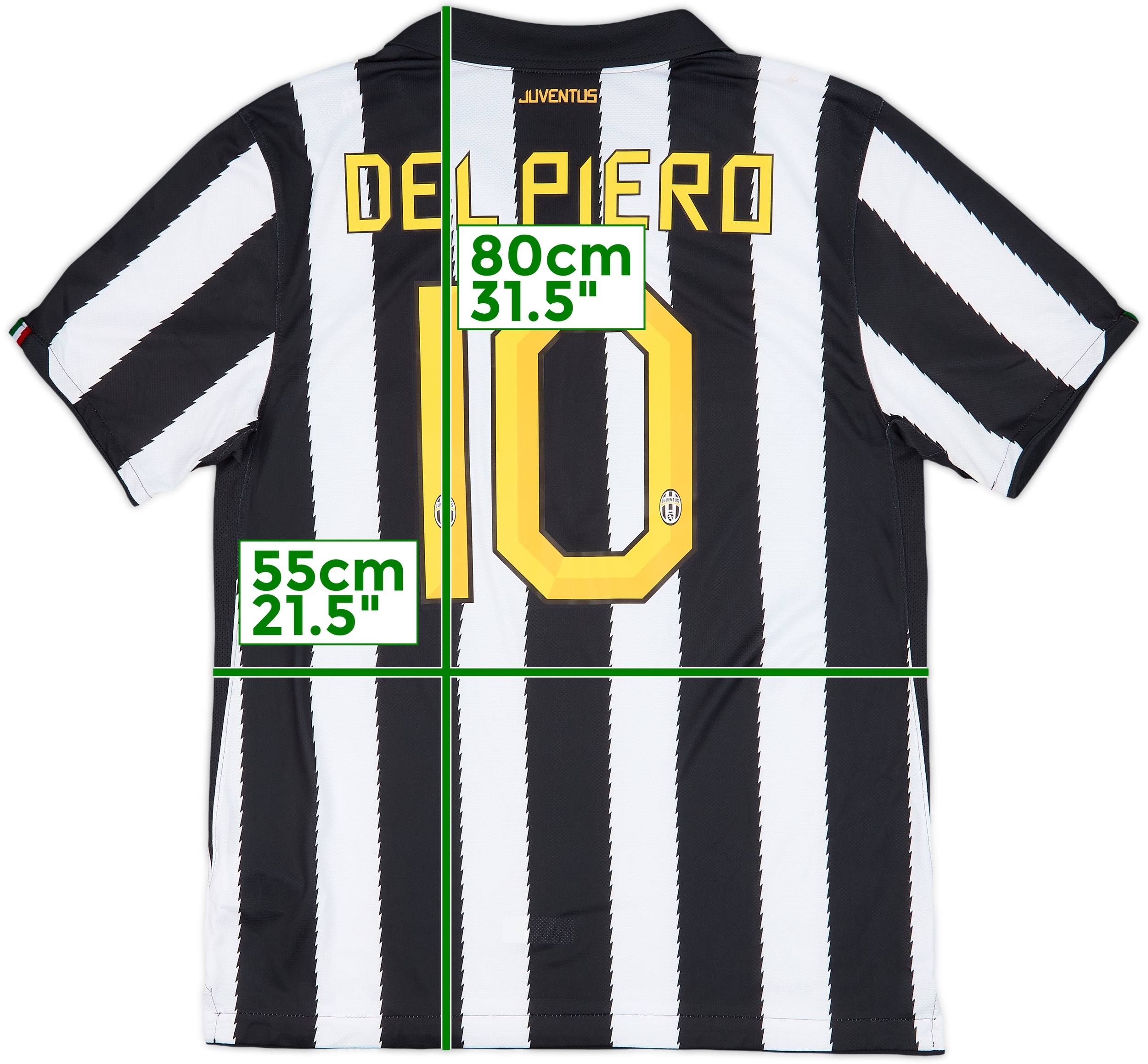 Juventus DEL PIERO 10番シャツ Juventus 1997/98 Del Piero 10 Kappa Home Soccer Football
