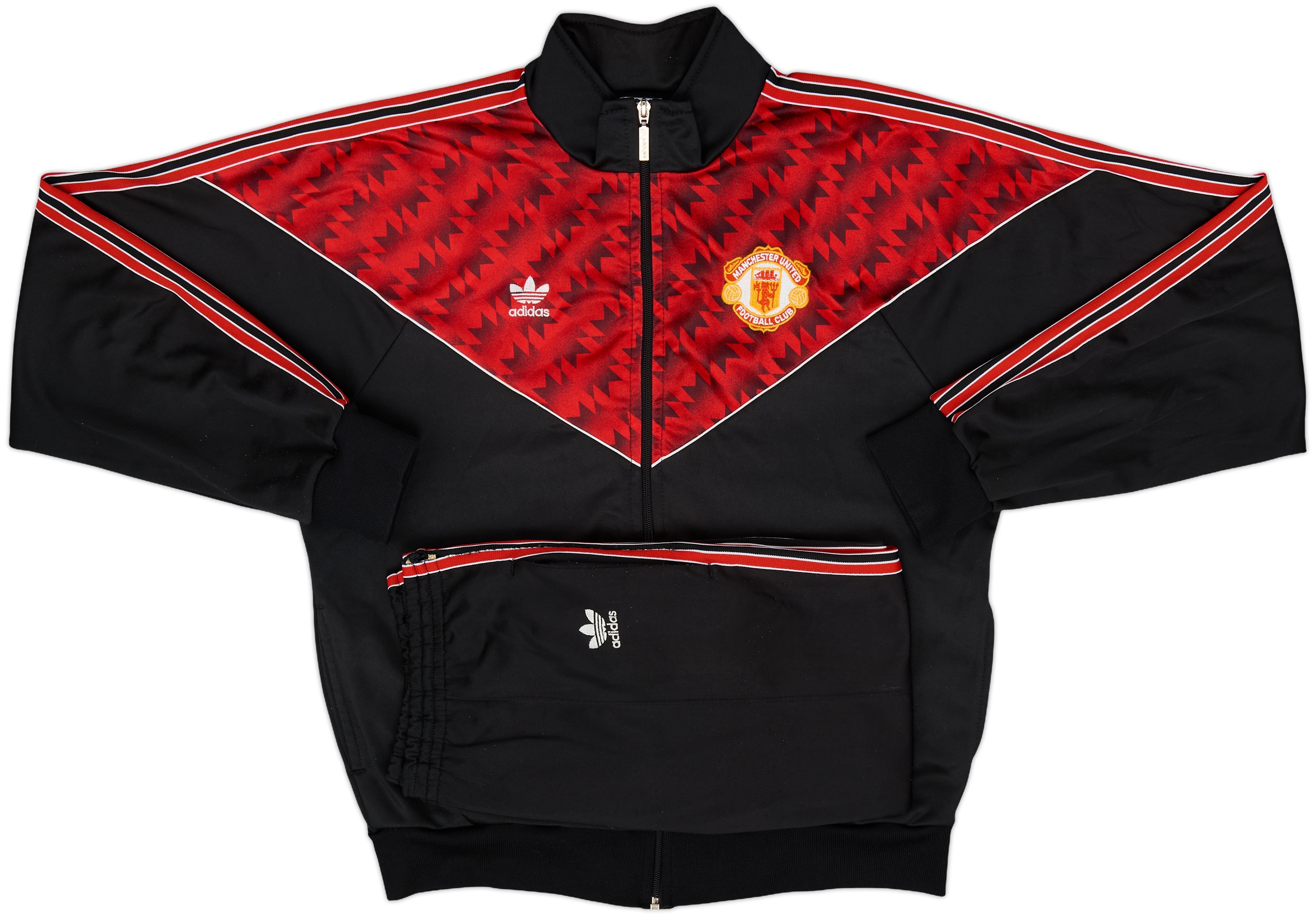 【正規品90s Manchester United track suits】 Adidas FC Manchester United Football Track Suit Blokecore | eBay