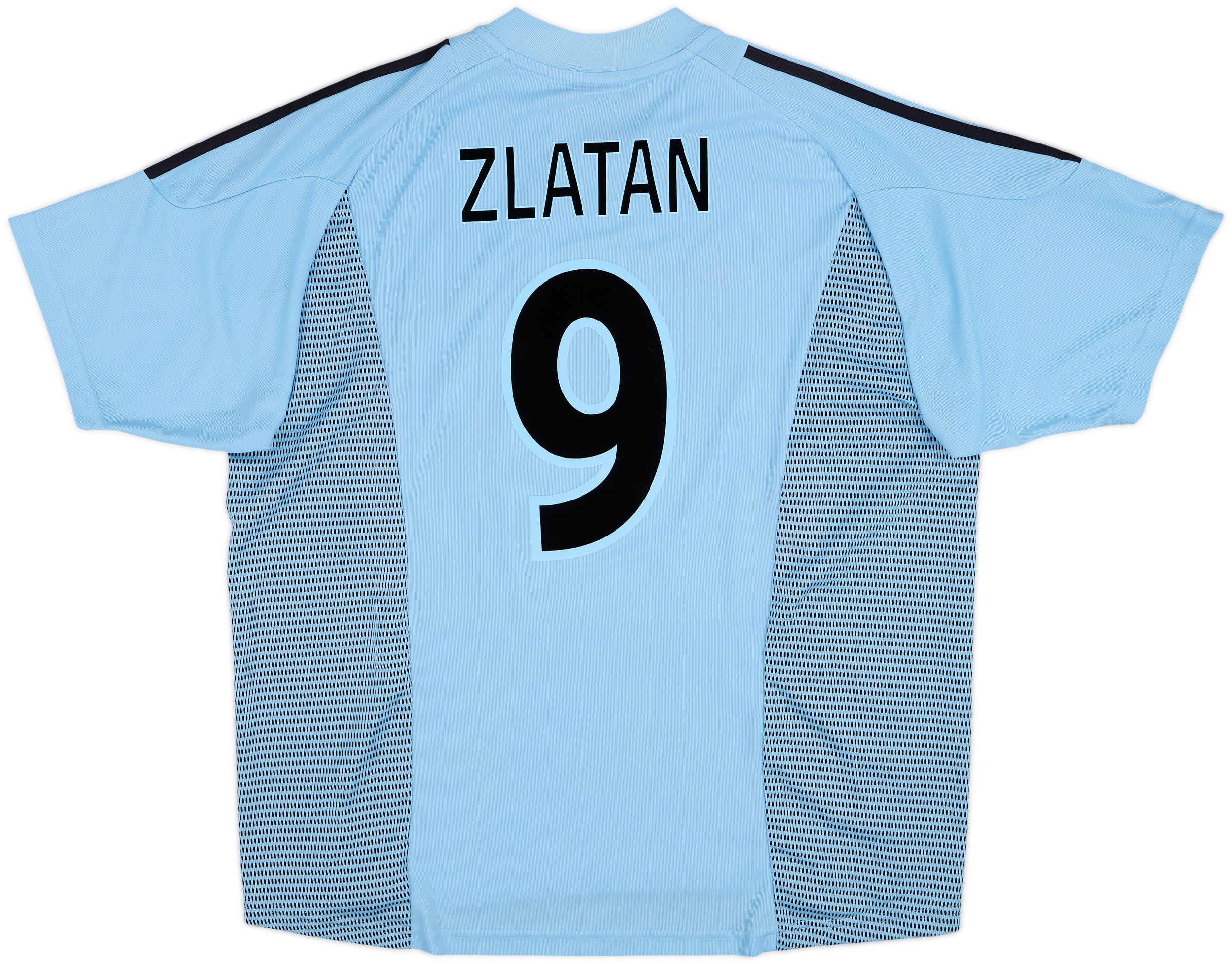 アヤックス 2002-2003シーズン アウェイユニフォーム L 2002-03 Ajax Away Shirt Zlatan #9 - 6/10 - (XL)