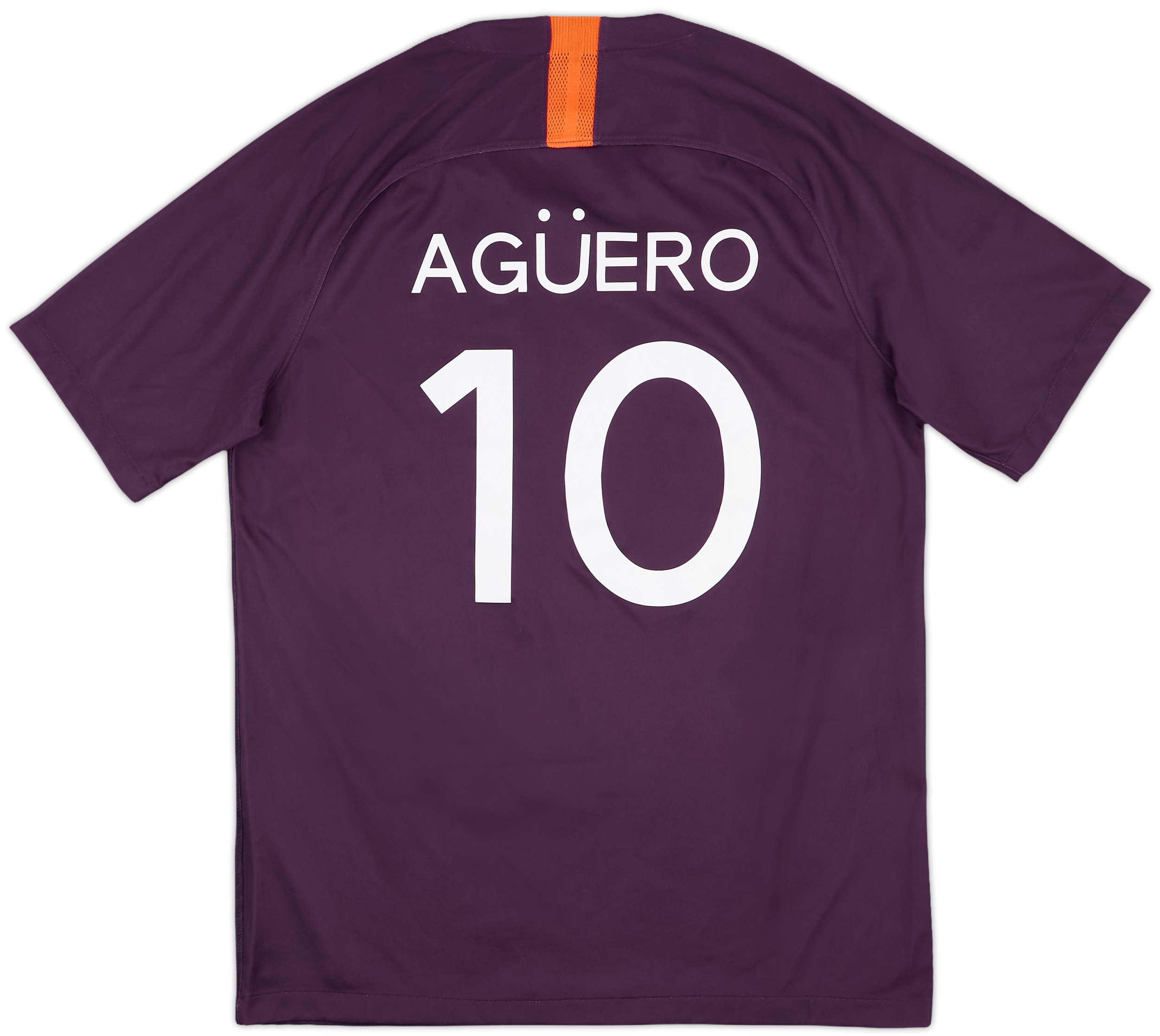 アトレティコ・マドリード KUN AGÜERO 10 シャツ 2009-10 Atletico Madrid Away Shirt Kun Aguero #10 - 8/10 - (S)