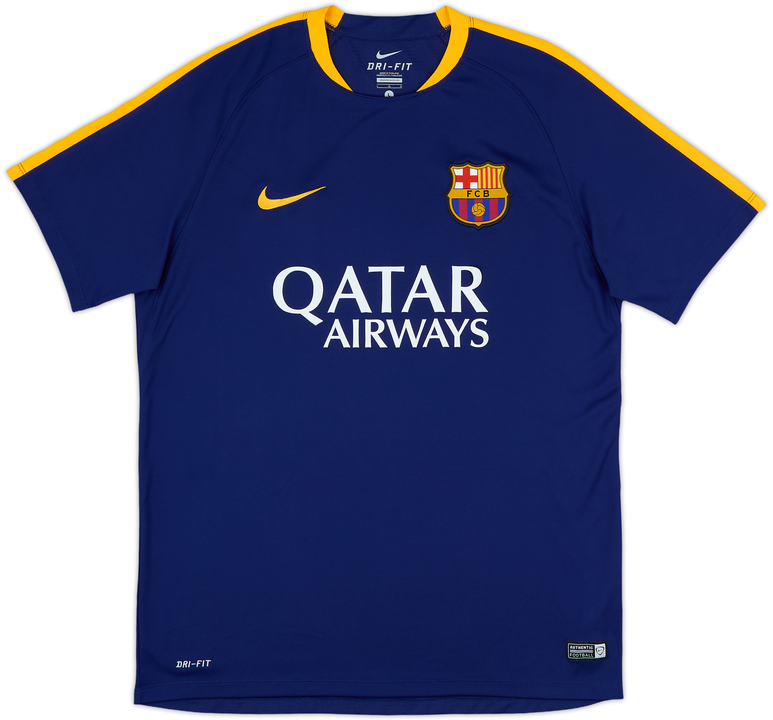 a*o様 FC Barcelona Nike 2015 オーセンティックシャツ Nike Barcelona 2015-16 Player Issue Football Jersey Soccer
