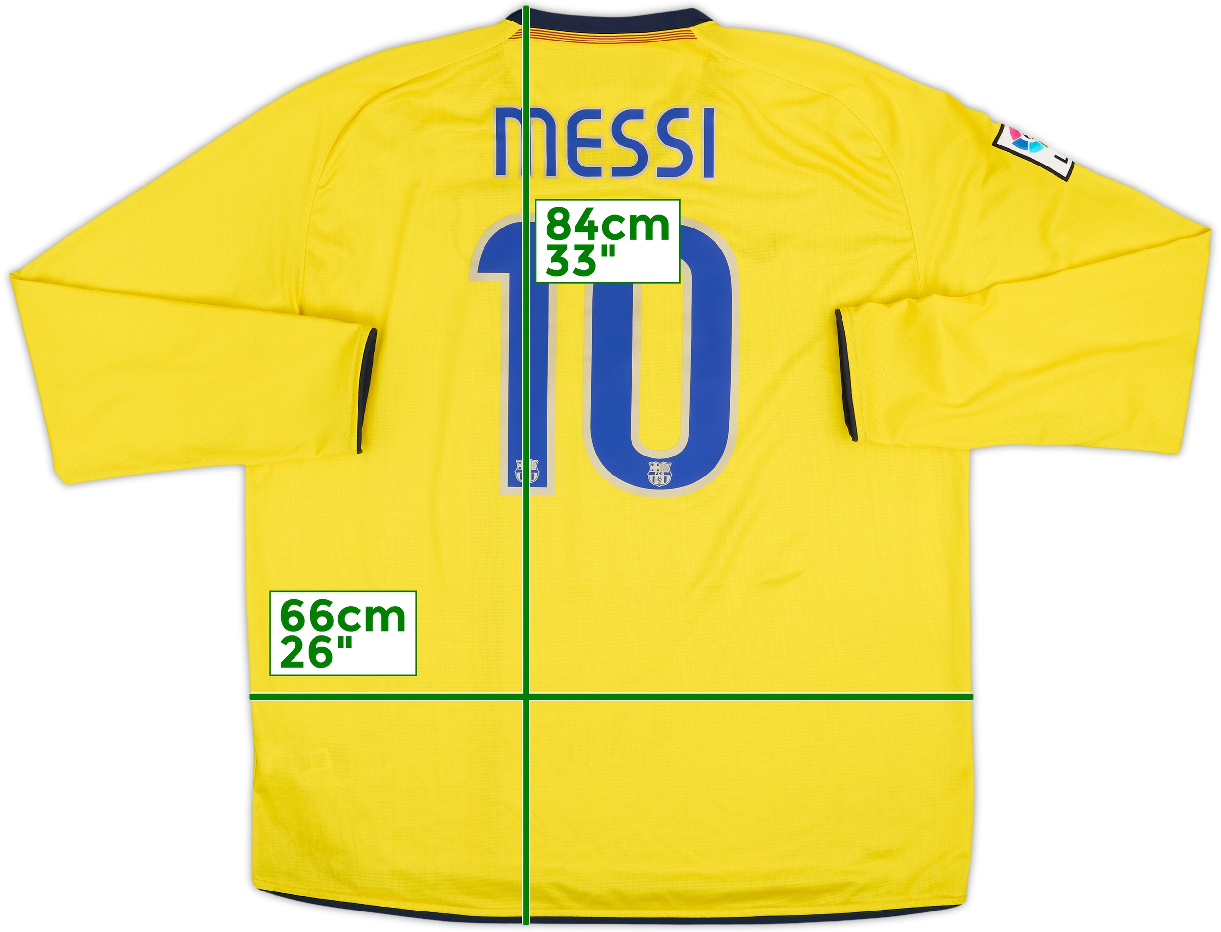 FC Barcelona Messi 10 イエローシャツ FC Barcelona 2009-10 Third Soccer Jersey MESSI #10 Nike