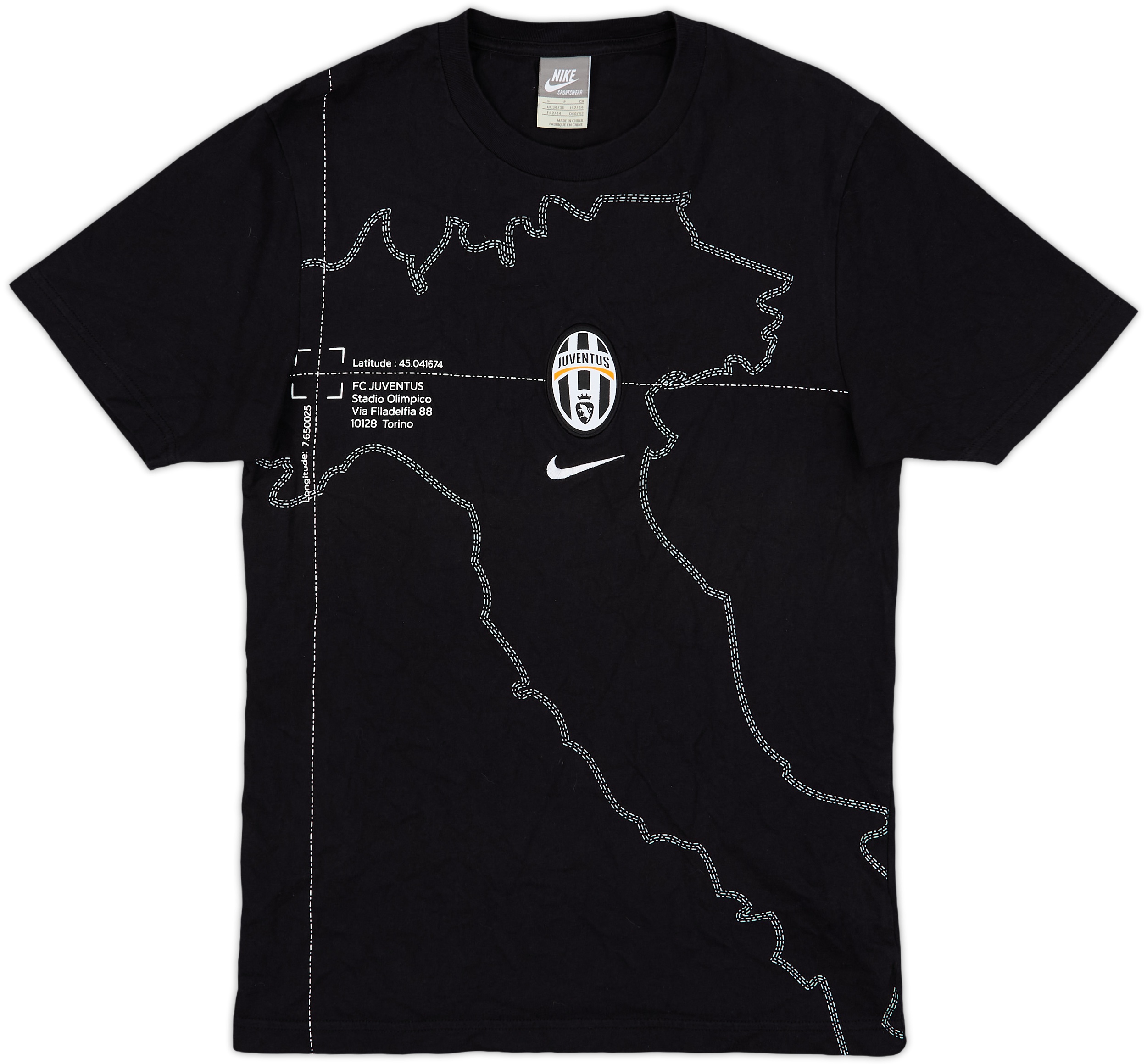 Nike Juventus シャツ 黒色 FASTWEB Juventus Davide Simoncini Jersey Shirt Maglia Third FASTWEB