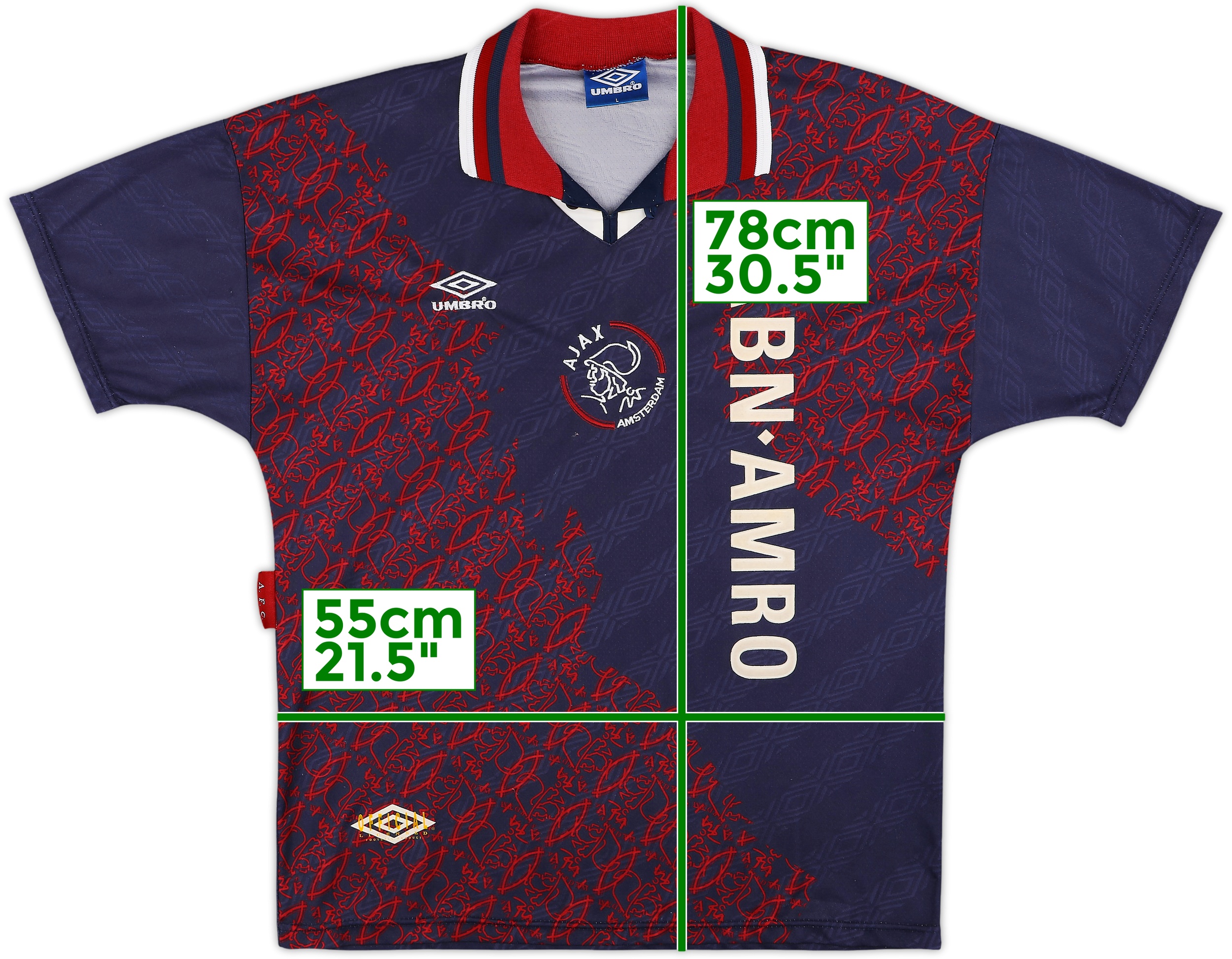 アヤックス Ajax Umbro ユニフォーム 1994/95 online_2025-06-