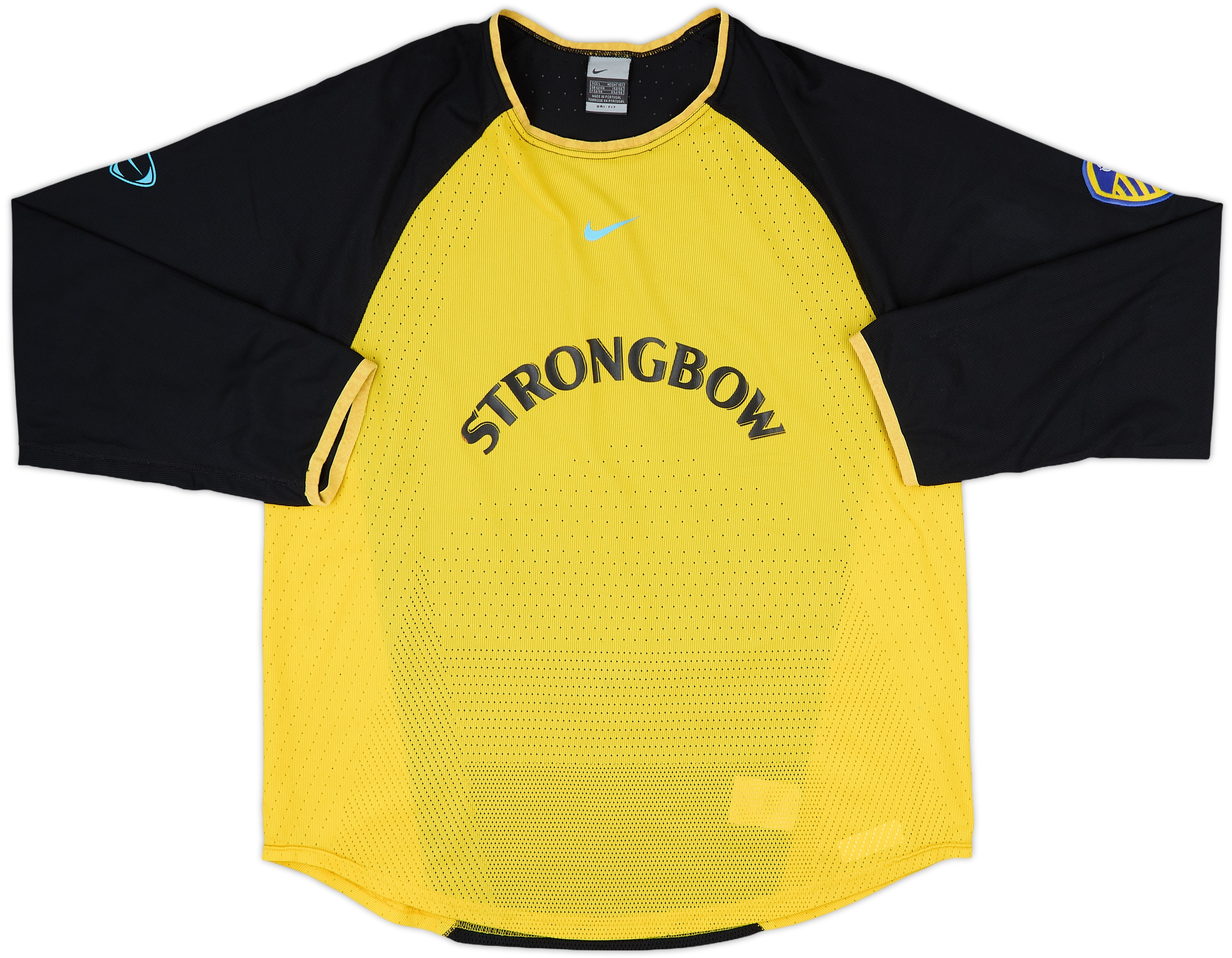 2000-01 Leeds United Player Issue Nike Training L/S Shirt - 8/10 - (L)