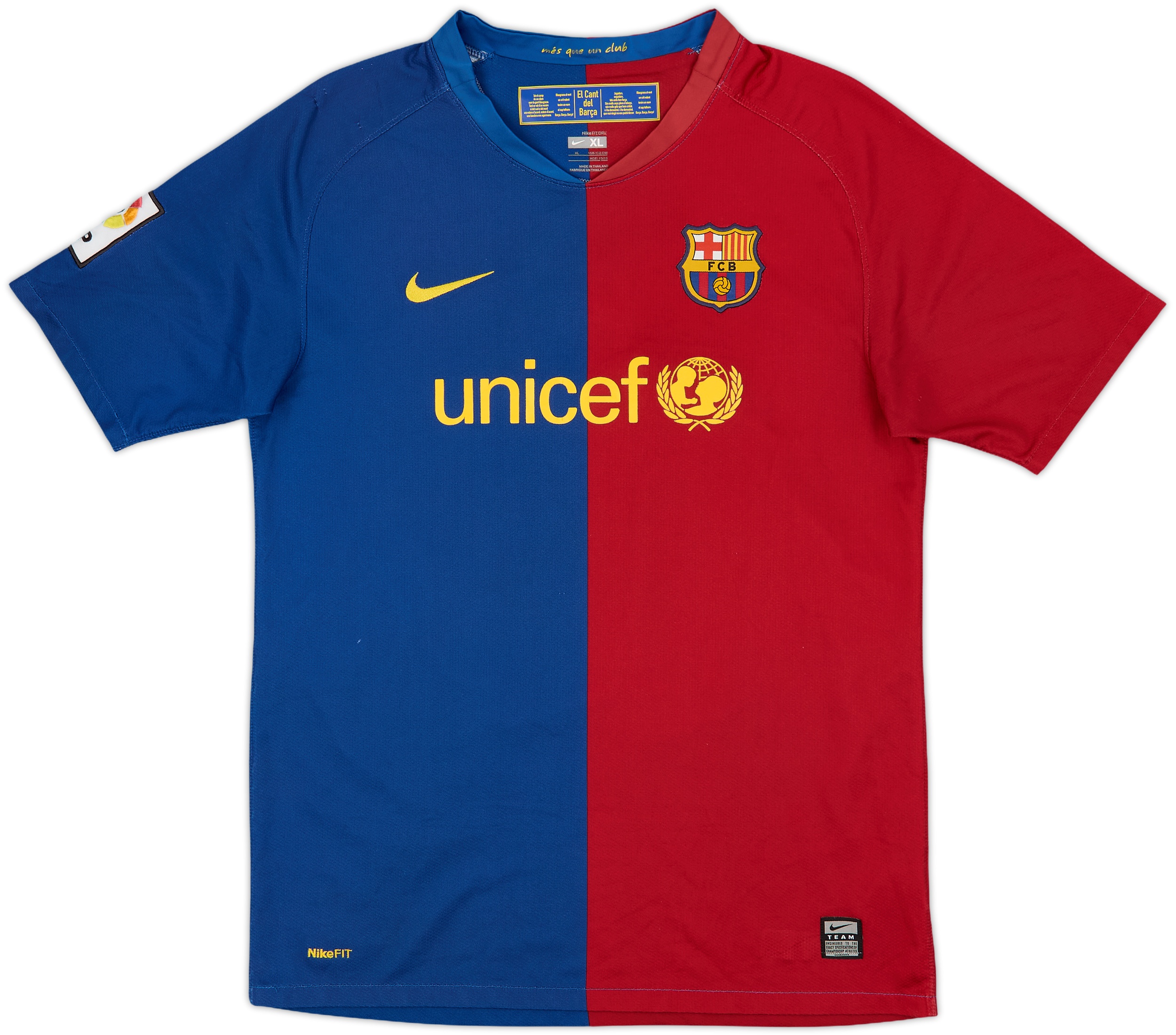 FCB メッシ シャツ 背番号19 FCバルセロナ ゲームシャツ 背番号19 メッシ 半袖 Tシャツ