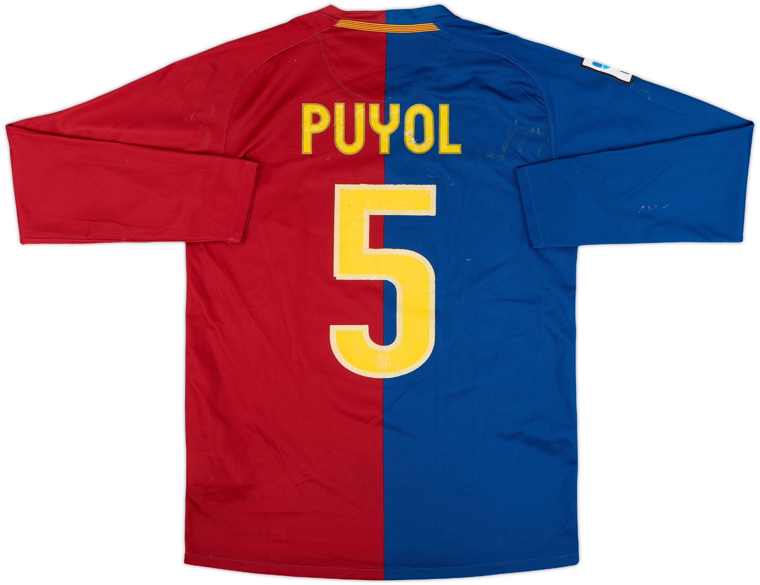 新品　タグ付　Barcelona PUYOL バルセロナ　プジョル　ユニフォーム NIKE FCバルセロナ 06/07 ユニフォーム ホーム 半袖 unicef #5