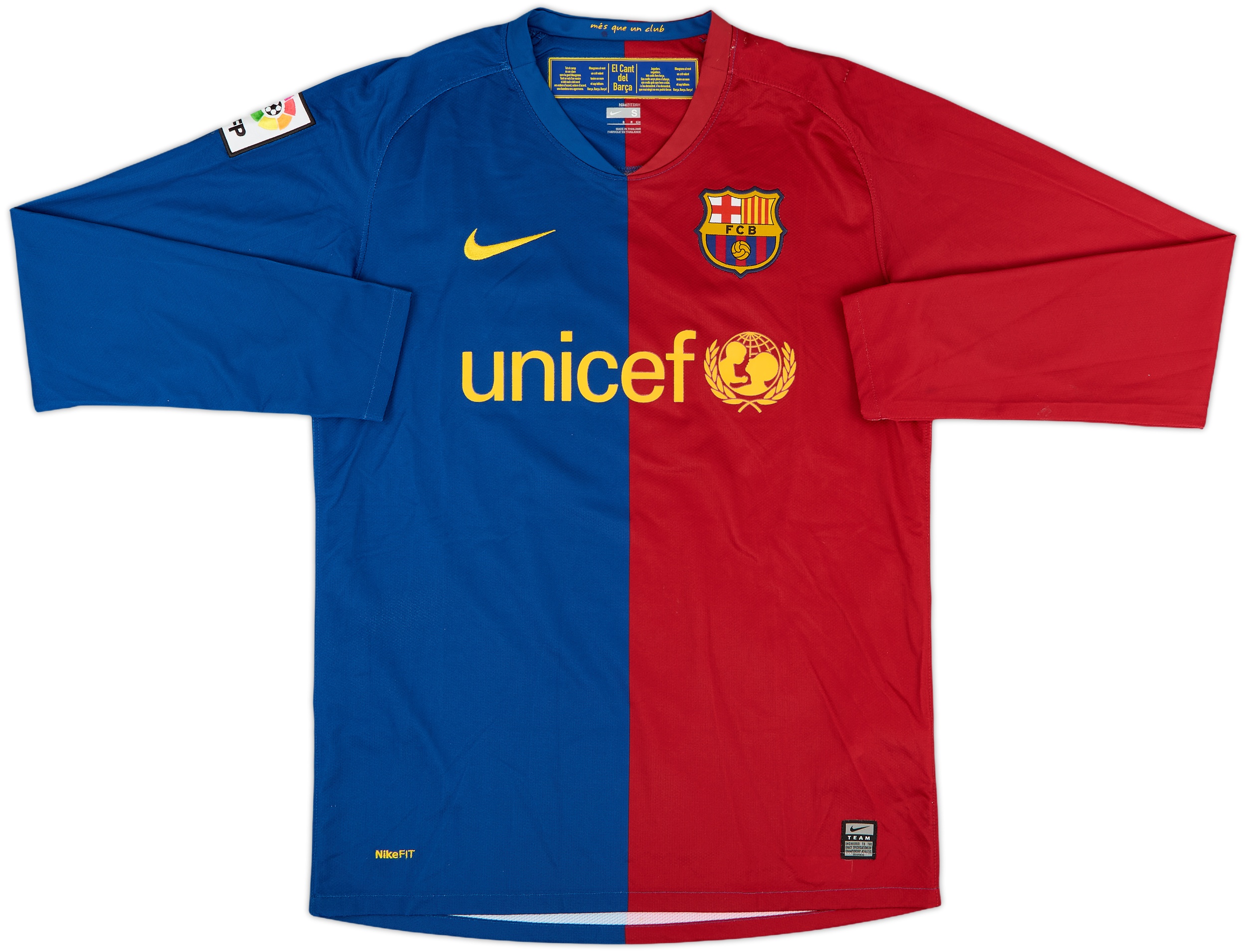 FC Barcelona Puyol 5番シャツ Nike 2002-03 Barcelona Home Shirt Puyol 5 [Excellent] L