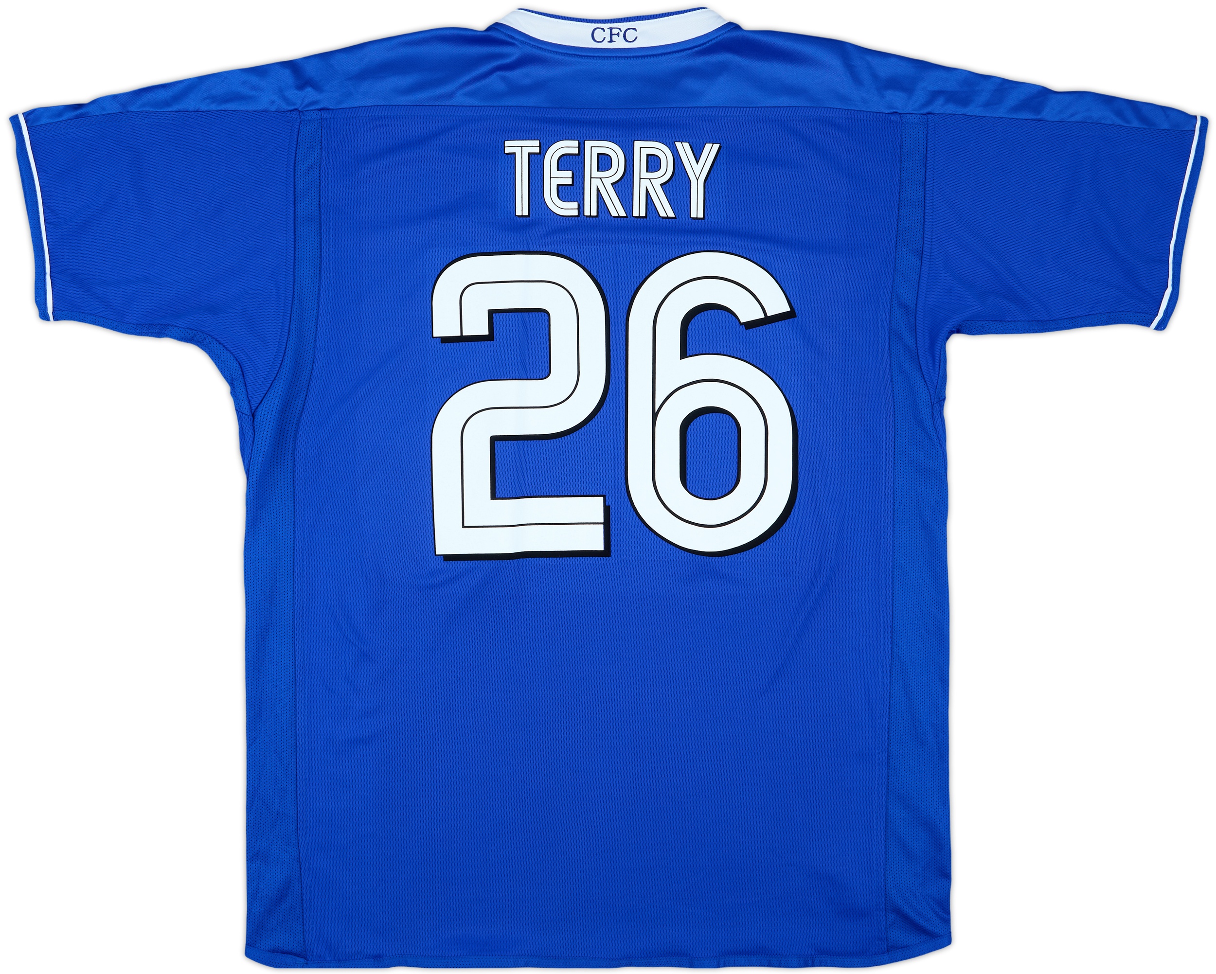 CHELSEA TERRY 26番 シャツ ホワイト 2003-05 Chelsea Camiseta Local Terry #26 - 6/10 - (L)