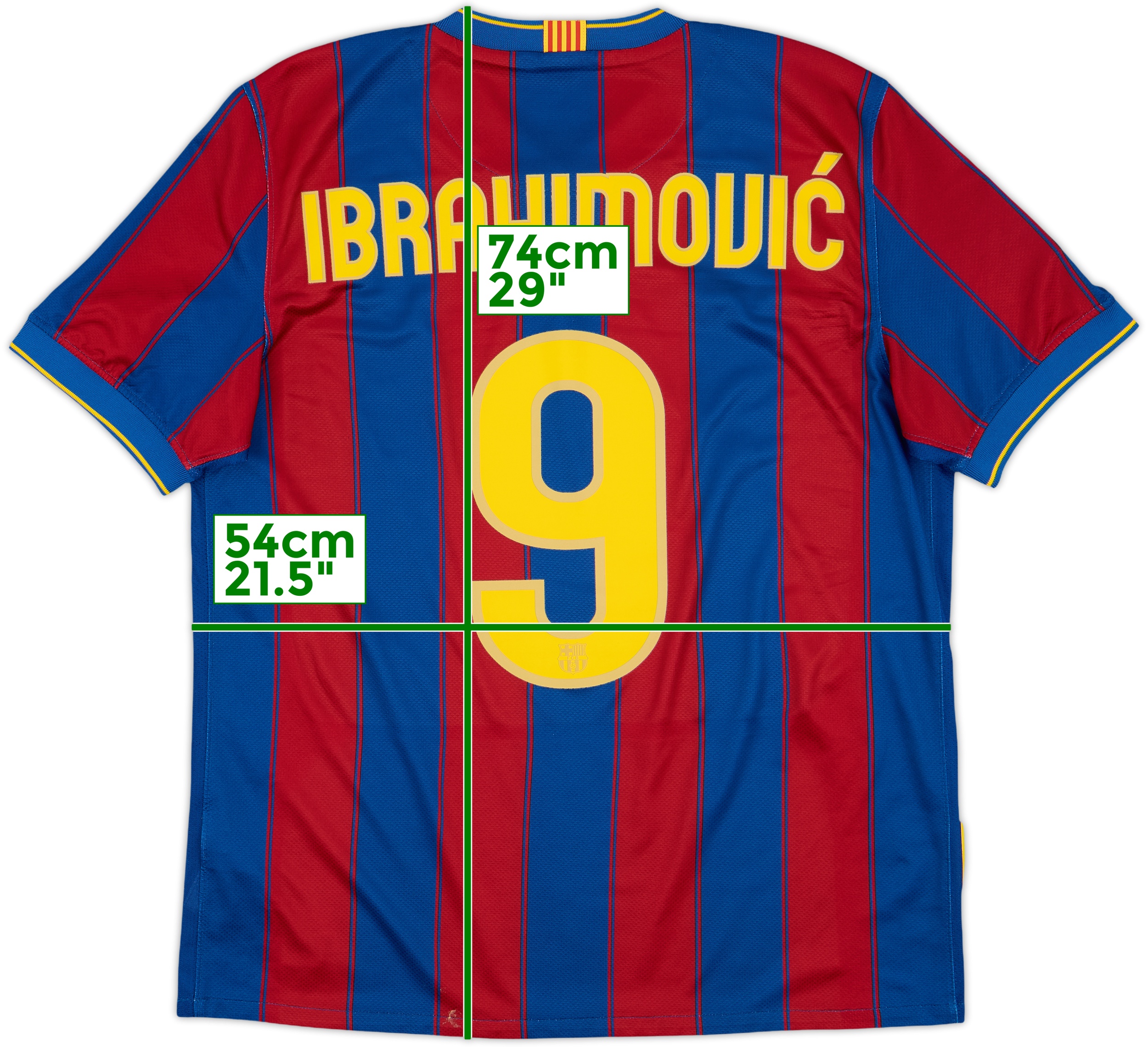 FC Barcelona Ibrahimović 9番　ゲームシャツ s-l400.jpg