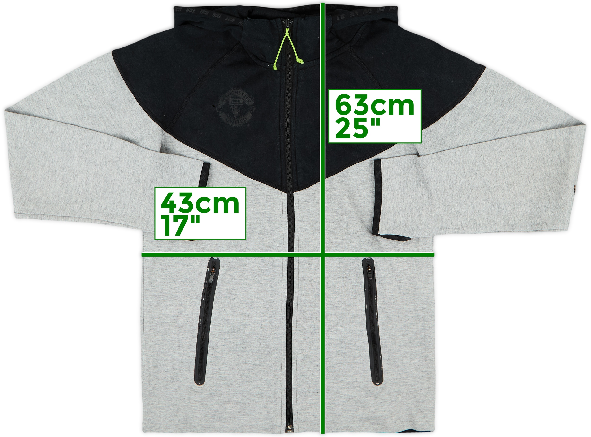 ウェア Nike MANCHESTER UNITED M size 2014-15 Manchester United Nike Hooded Track Jacket - 7/10 - (M)