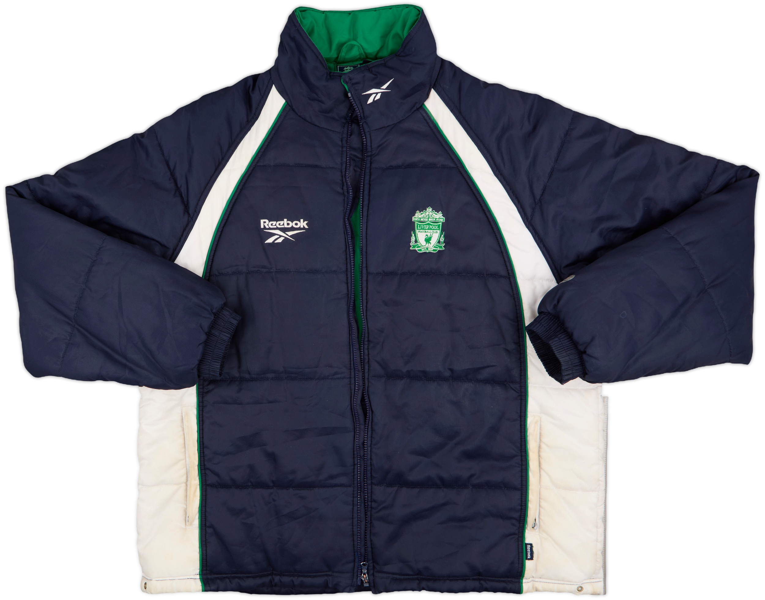 1999-00 Liverpool Reebok Padded Bench Coat - 4/10 - (XL)