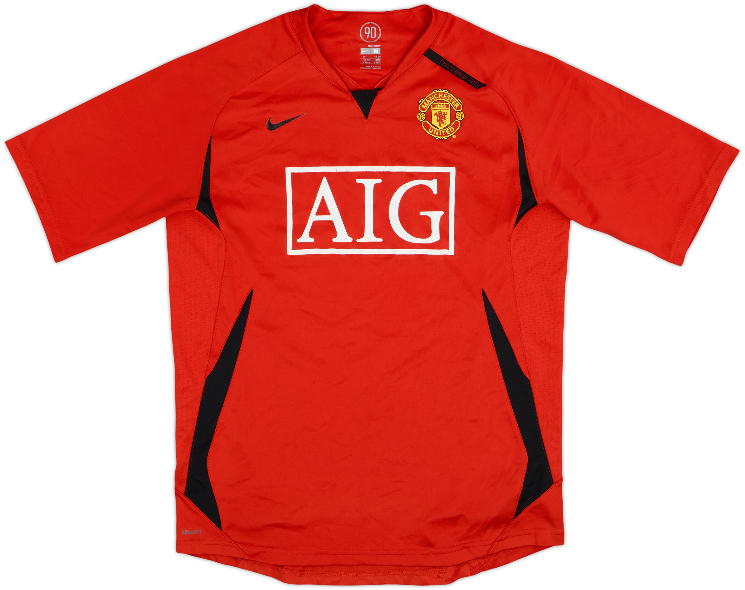 00s NIKE Manchester United FC サッカーシャツ Manchester United Away Football Shirt 2002 2003 Nike Size S