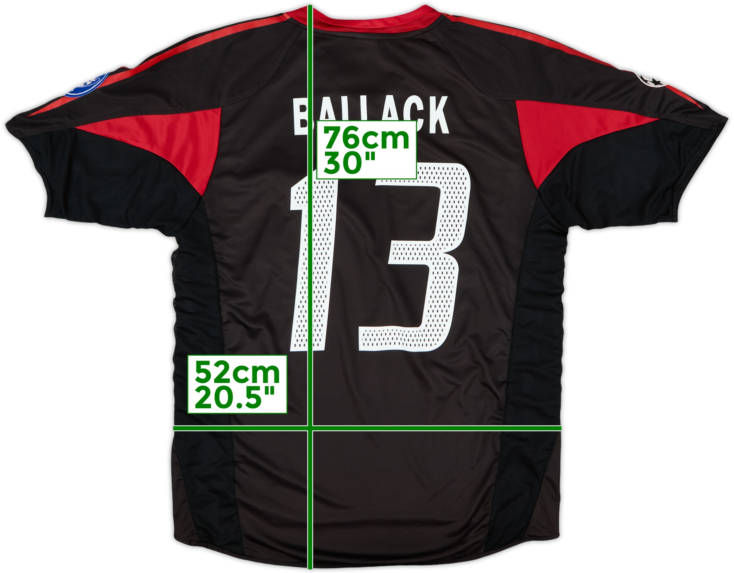 Bayern München Ballack 13 シャツ 2004-05 Bayern Munich Third Shirt Ballack #13 - 8/10 - (M)