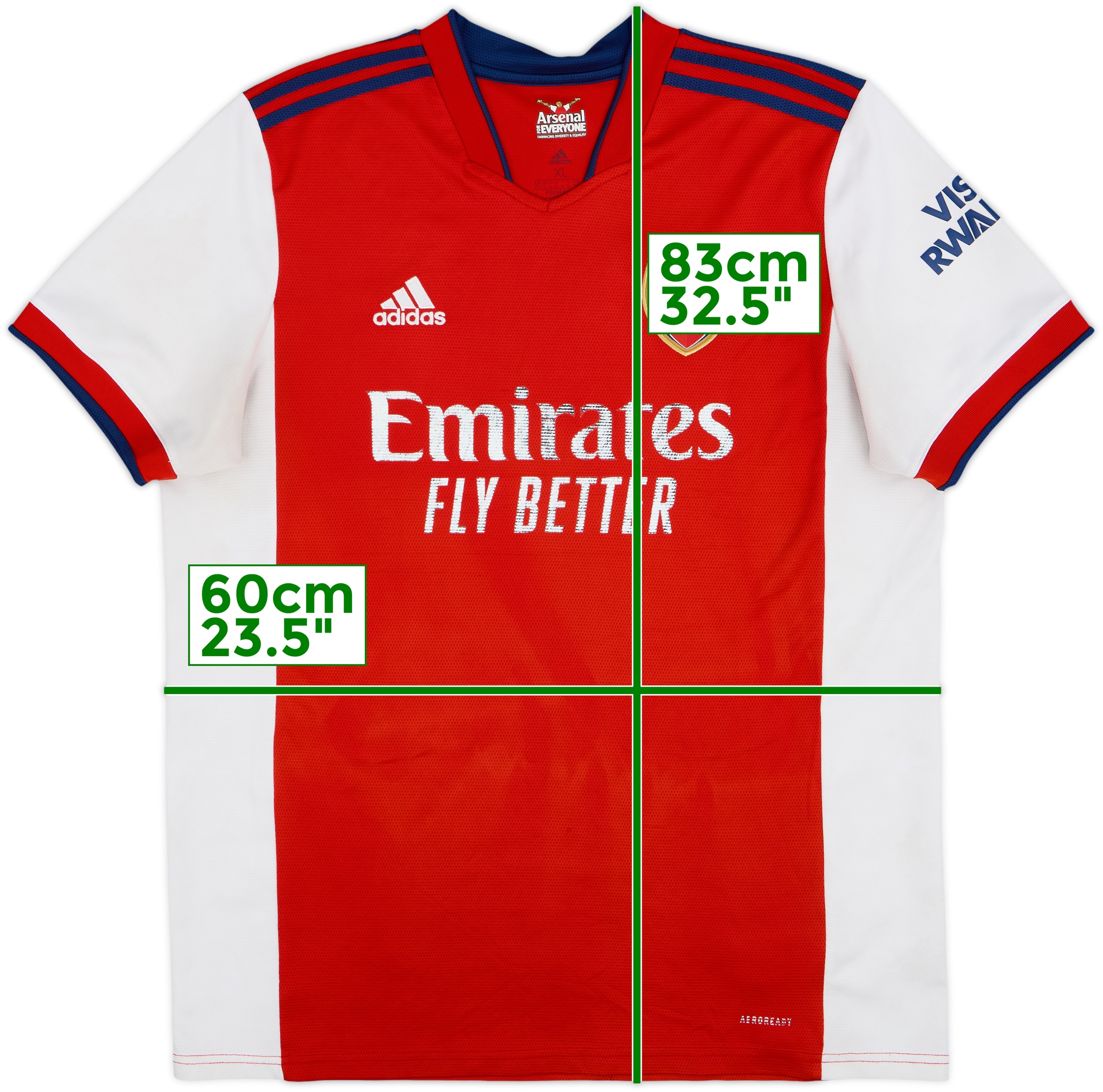 Arsenal シャツ Sサイズ White And Red Arsenal FC T-Shirt Size S Champions League | eBay