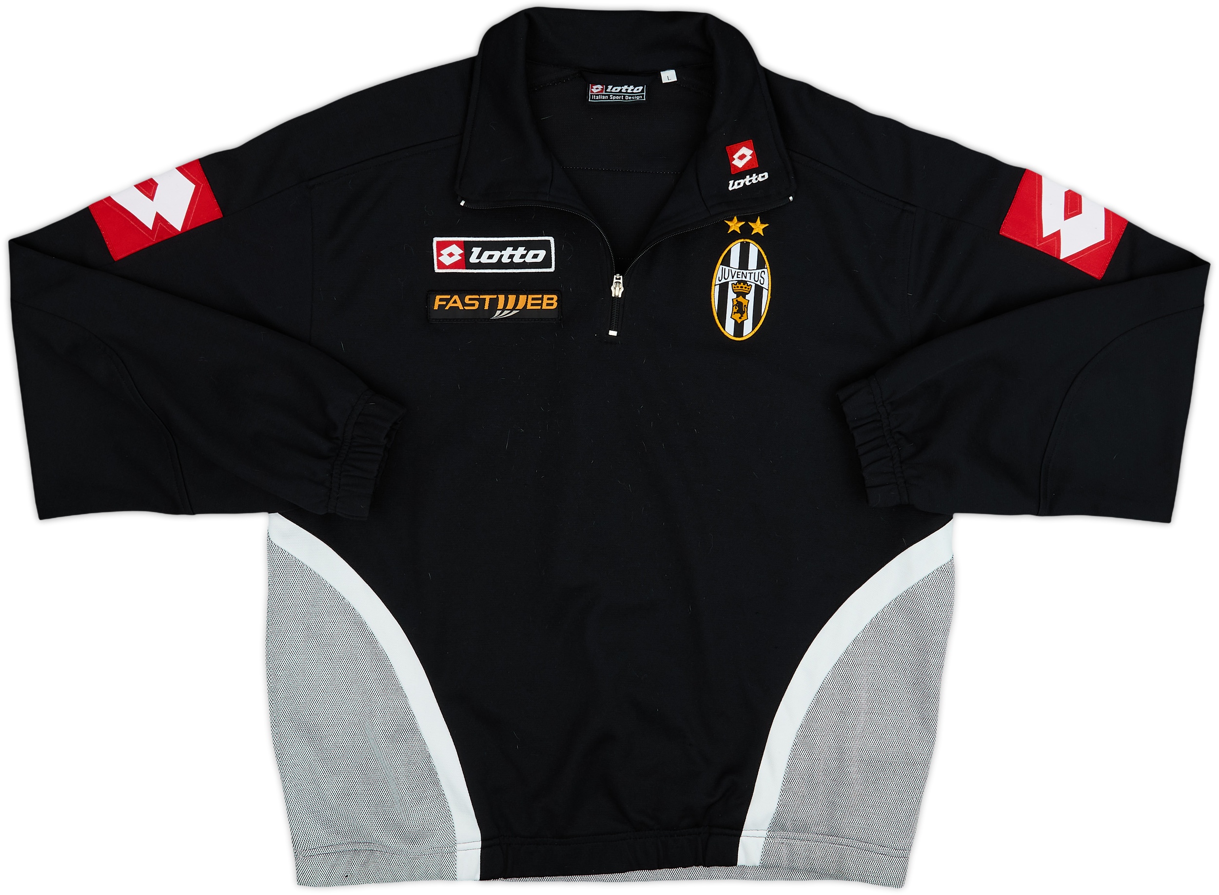 2001-02 Juventus Lotto Track Jacket - 8/10 - (L)