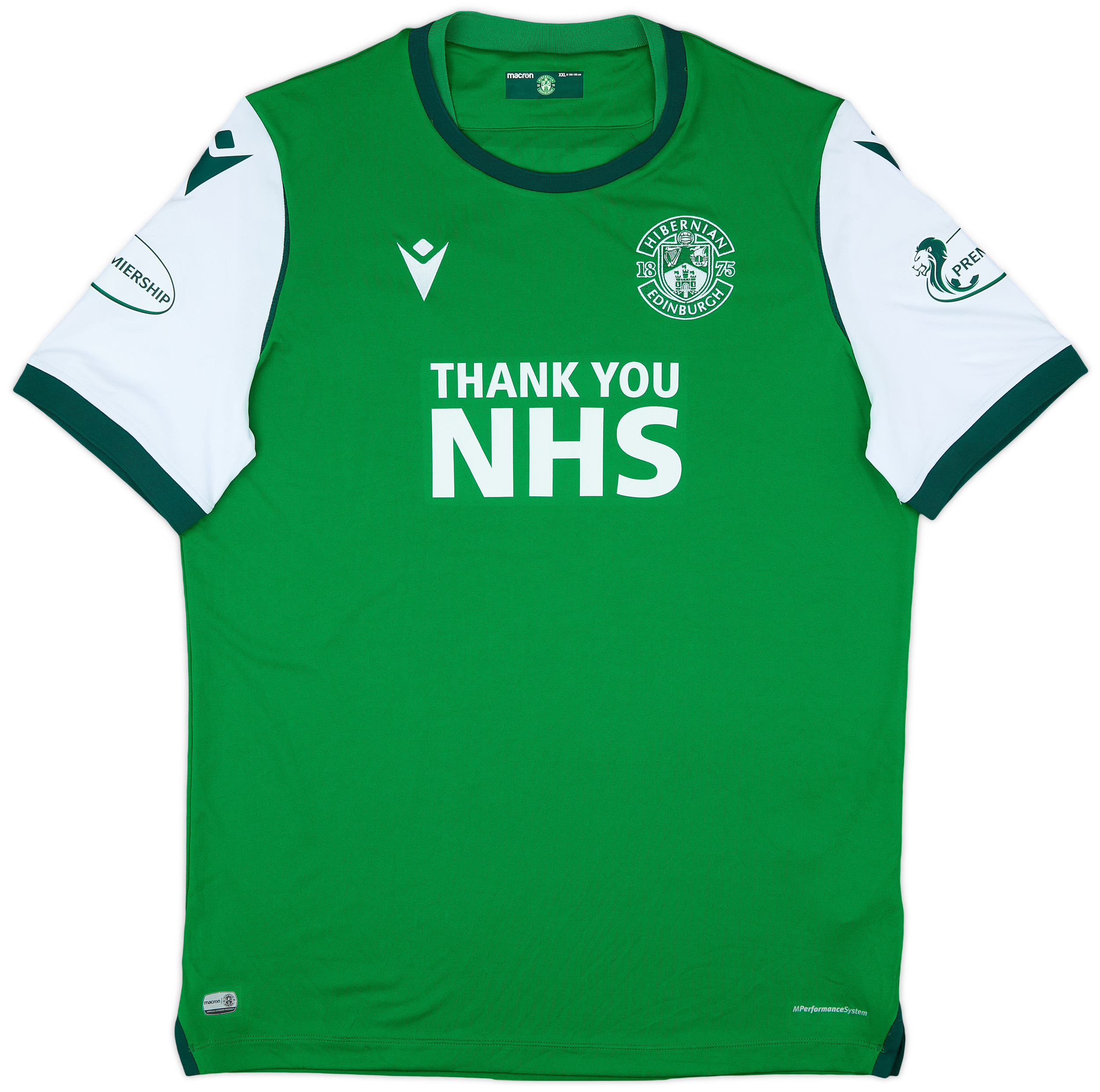 Short Sleeve Hibs Training Top Hibernian Joma Third Goalkeeper