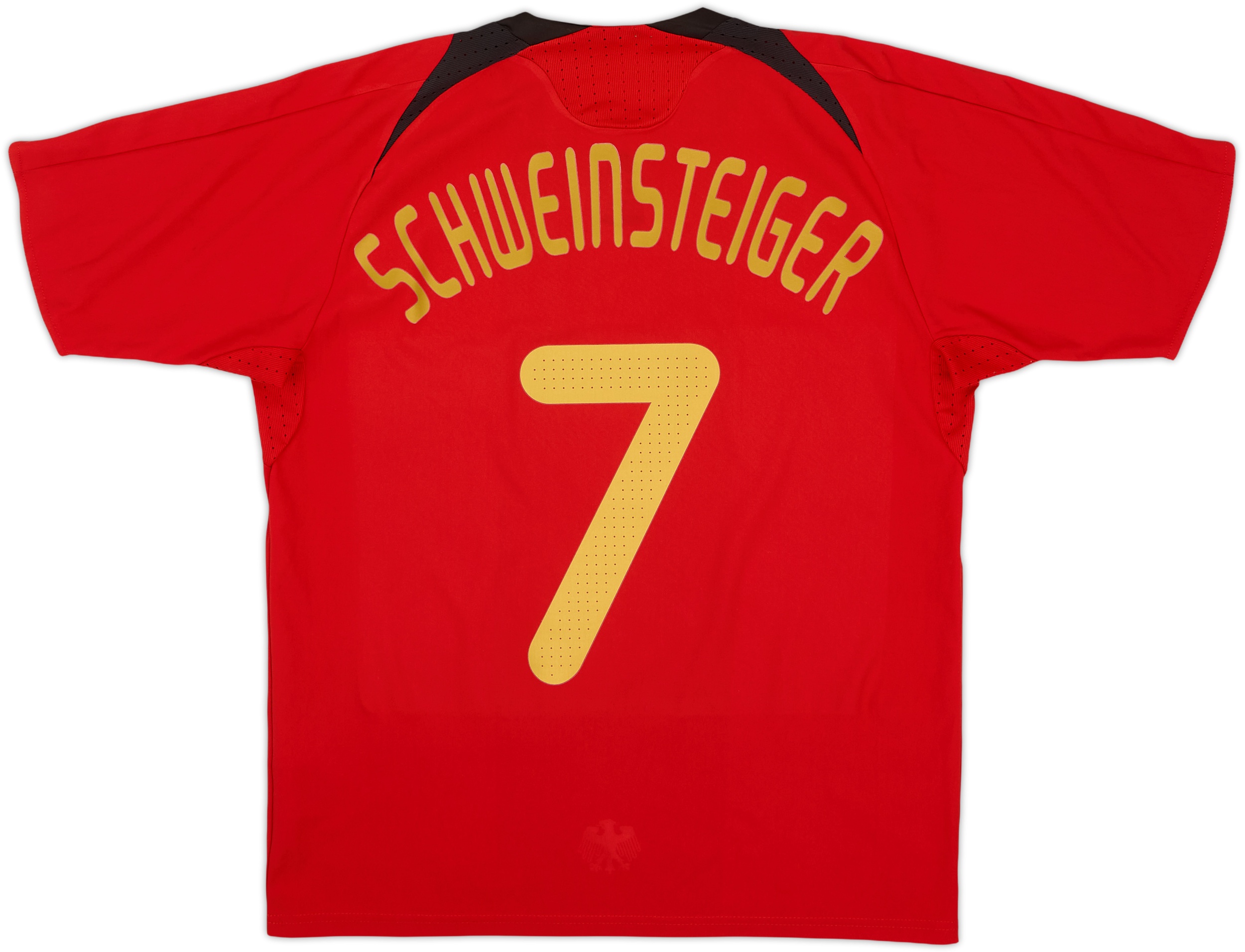 08/09 サッカーユニフォーム 7番 2008-09 Germany Away Shirt Schweinsteiger #7 - 8/10 - (XL.Boys)