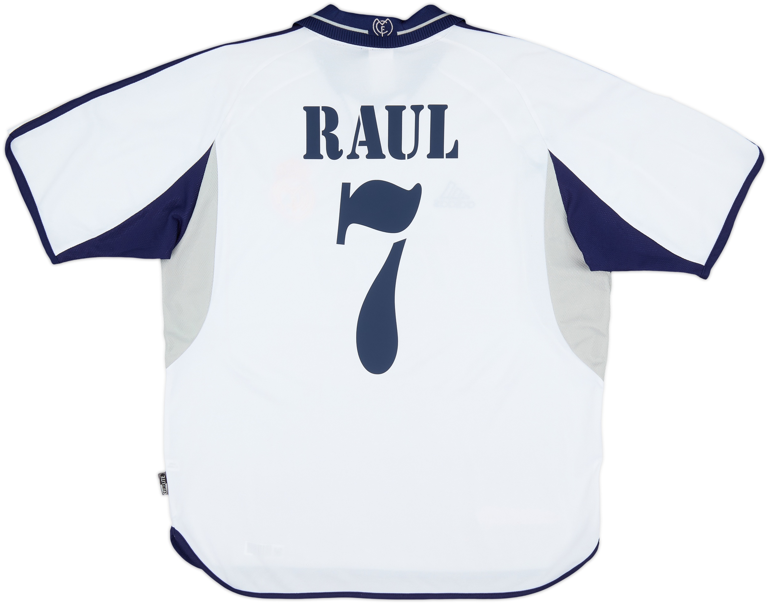 2000-01 Real Madrid Home Shirt Raul #7 - 6/10 - (L)