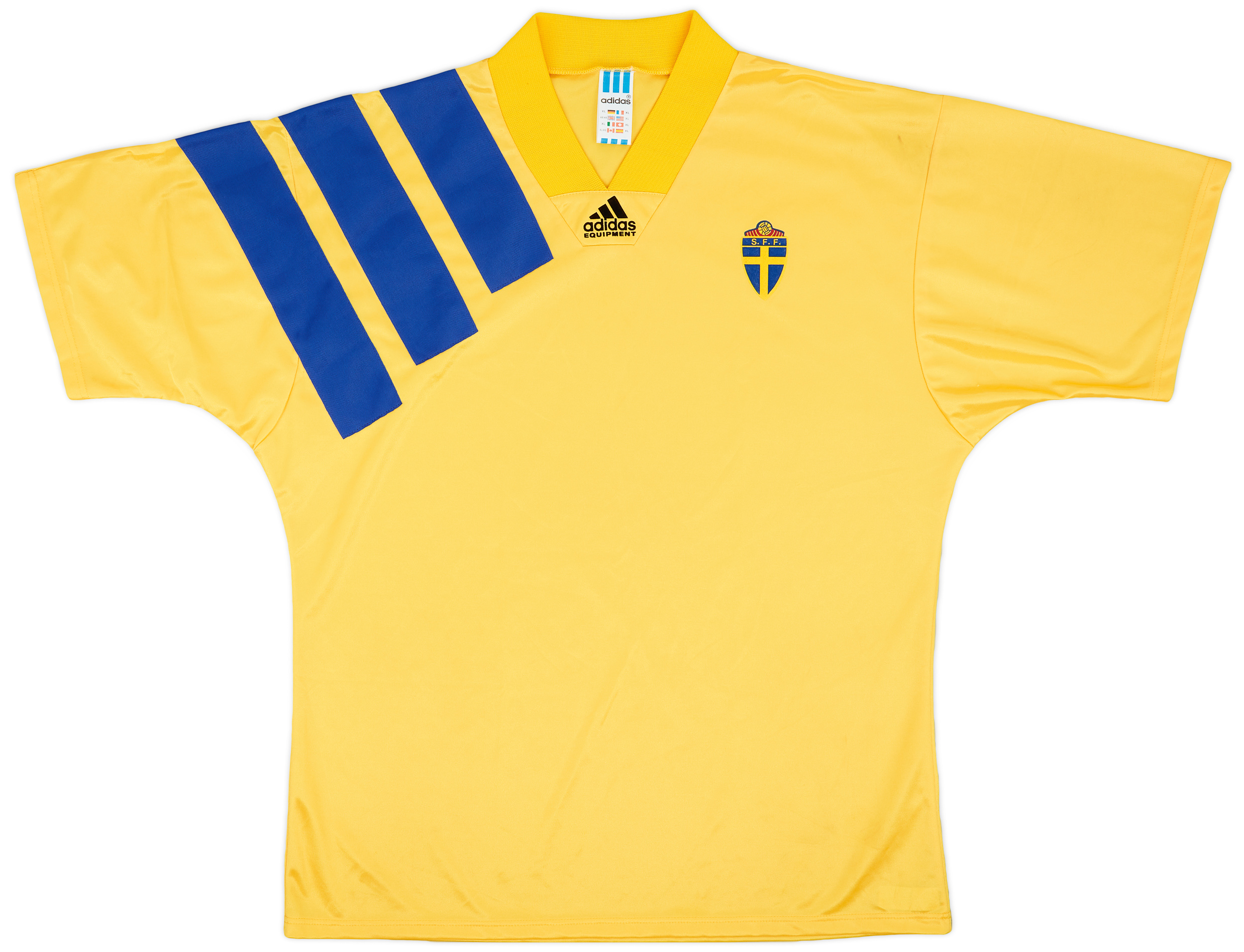 1992-94 Sweden Home Shirt - 8/10 - (XL)