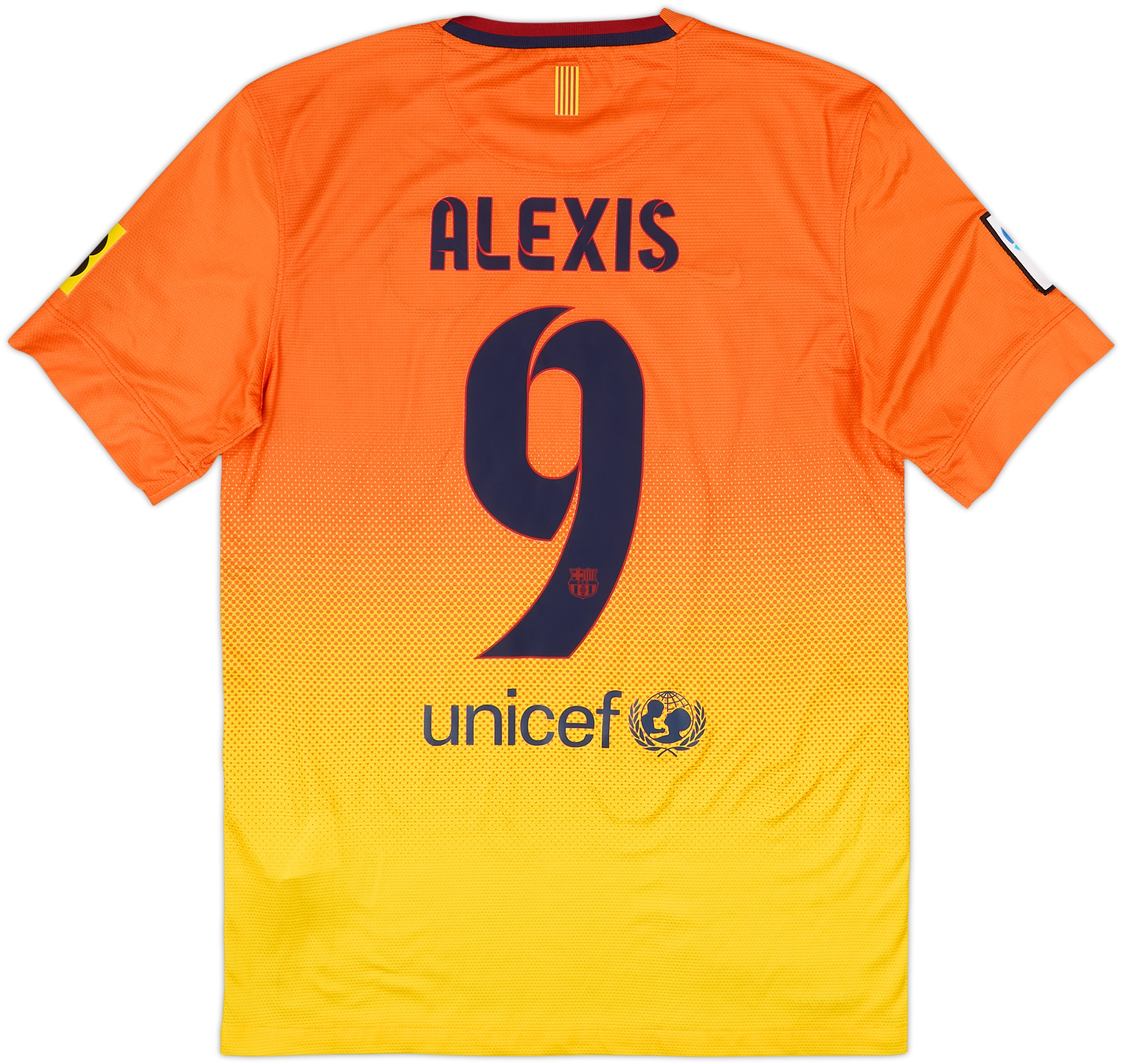 2012-13 Barcelona Away Shirt Alexis #9 - 8/10 - (S)