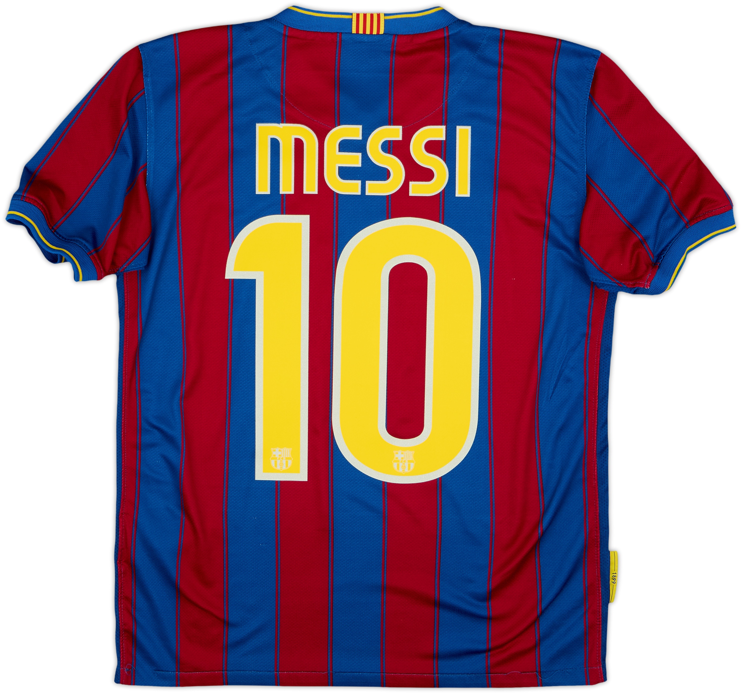 2009-10 Barcelona Home Shirt Messi #10 - 6/10 - (XL.Boys)