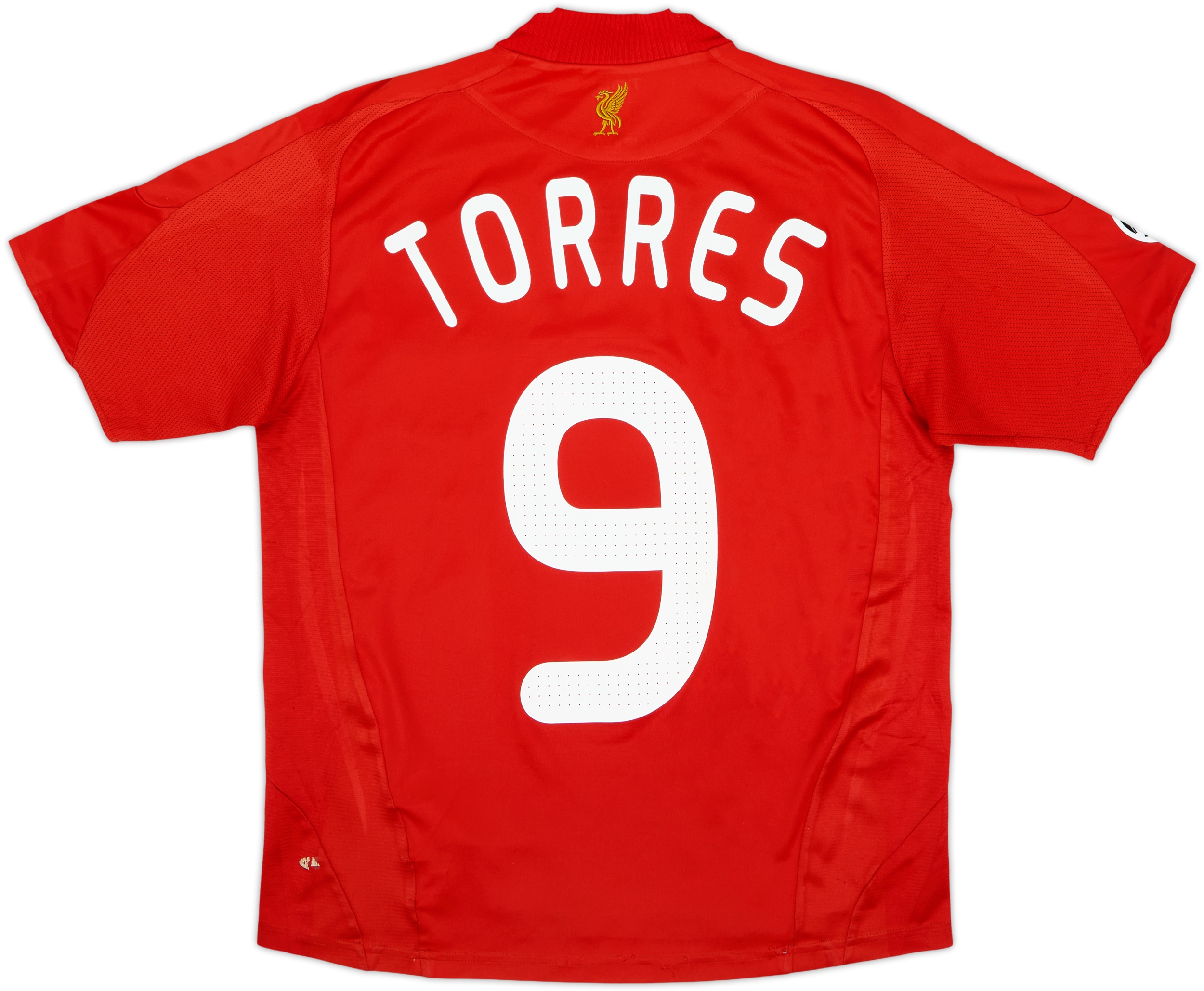 2008-10 Liverpool Home Shirt Torres #9 - 6/10 - (L.Boys)