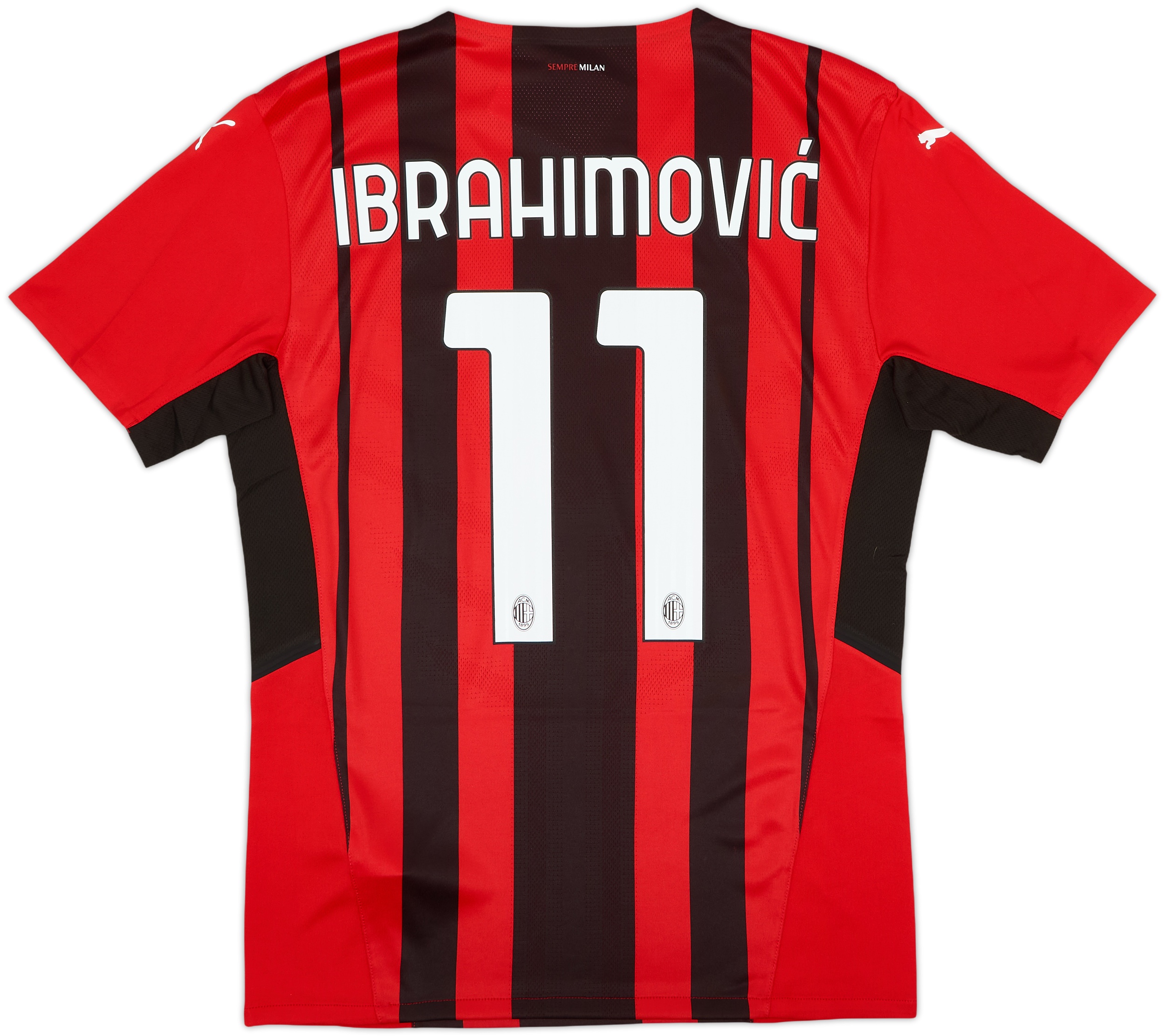 2021-22 AC Milan Prototype Home Shirt Ibrahimovic #11 (L)