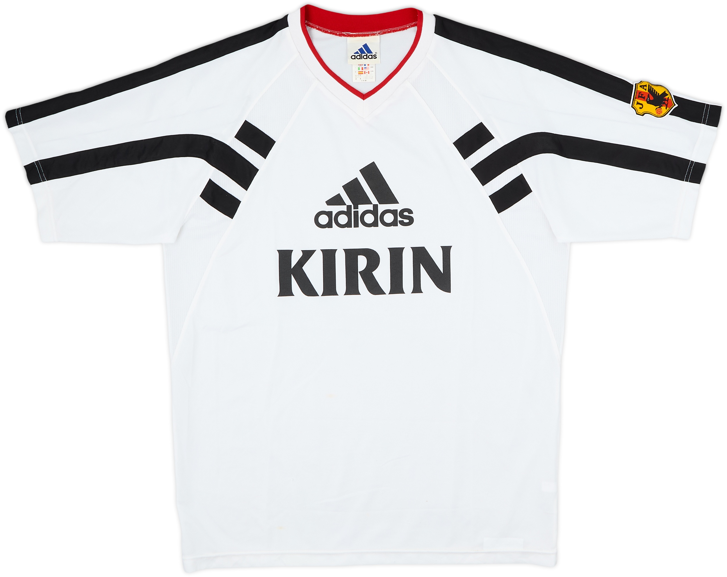 【美品】adidas　日本代表ドリルトップトレーニングトップ上下セットKIRIN 2000-02 Japan adidas Training Shirt - 8/10 - (L)