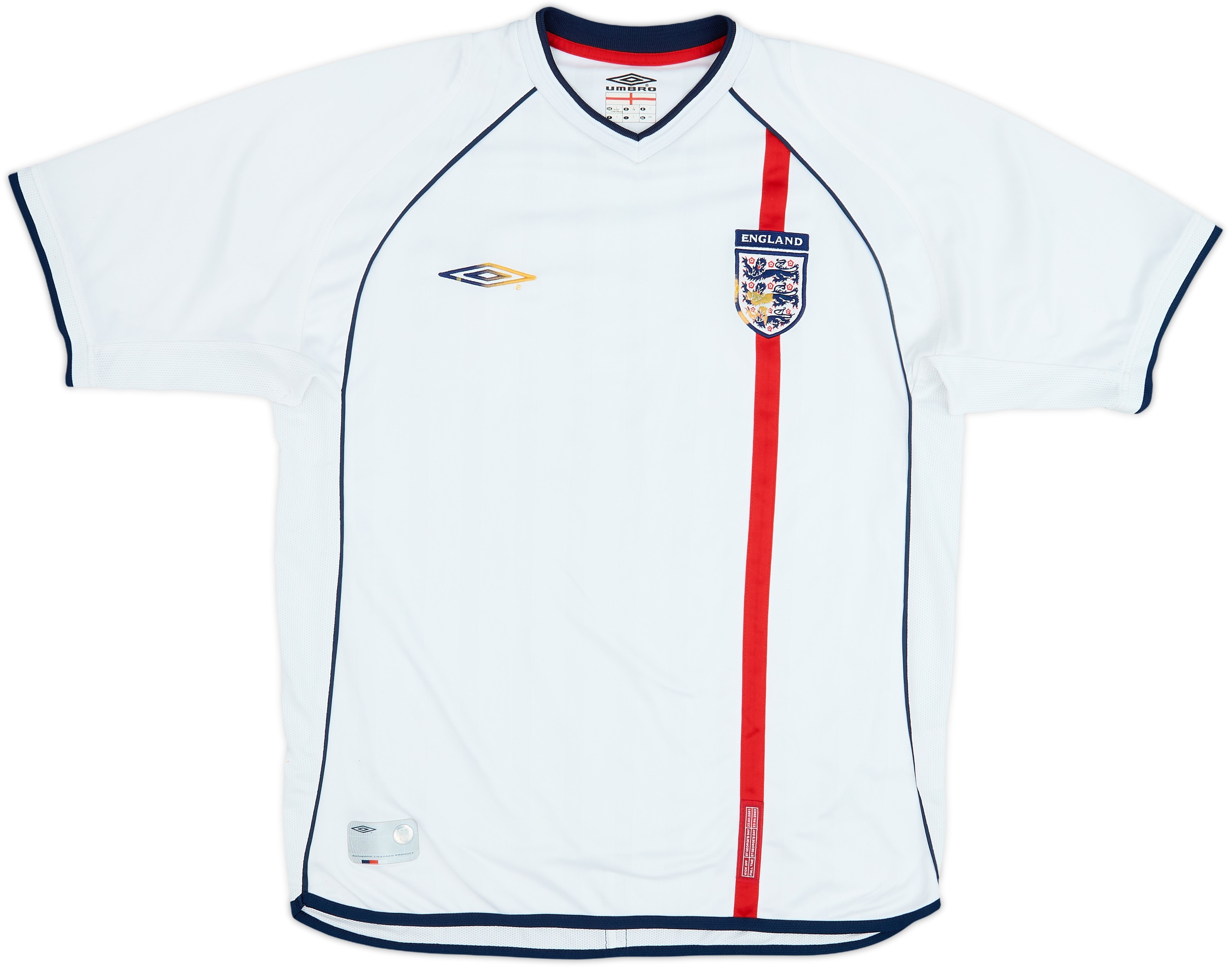 2001-03 England Home Shirt - 4/10 - (L)