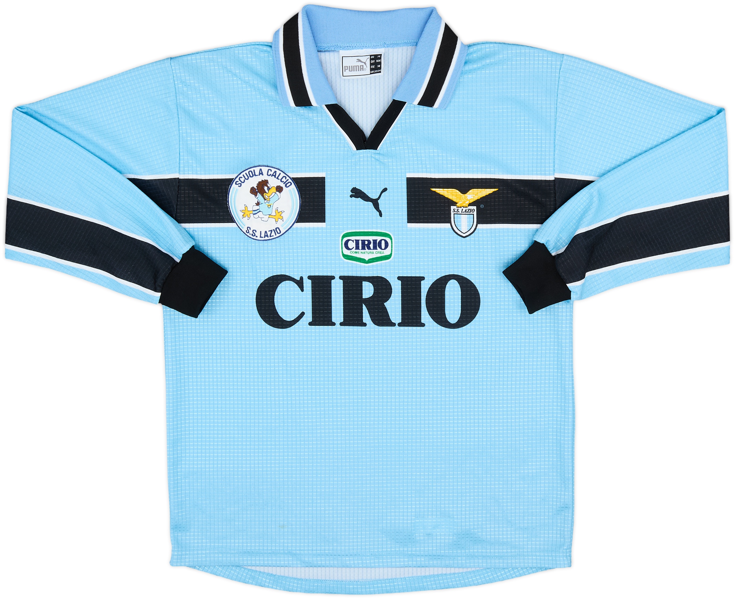 Camiseta de local de manga larga de Lazio 1998-00 - 9/10 - (L. Niños)