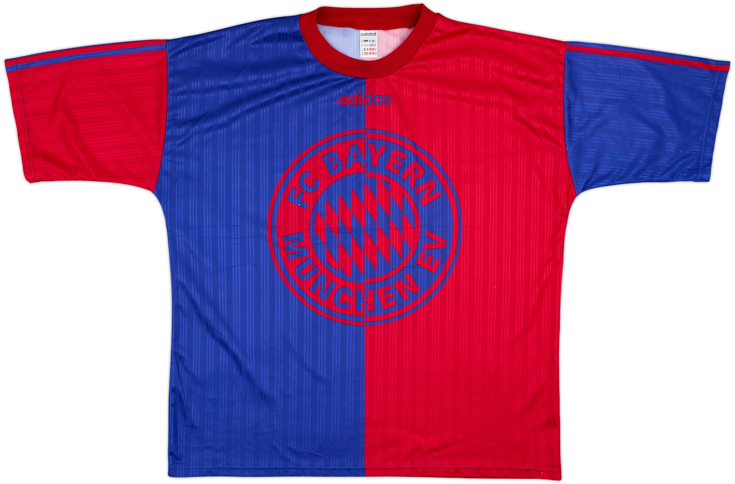 1996-97 Bayern Munich adidas Training Shirt - 8/10 - (XL)