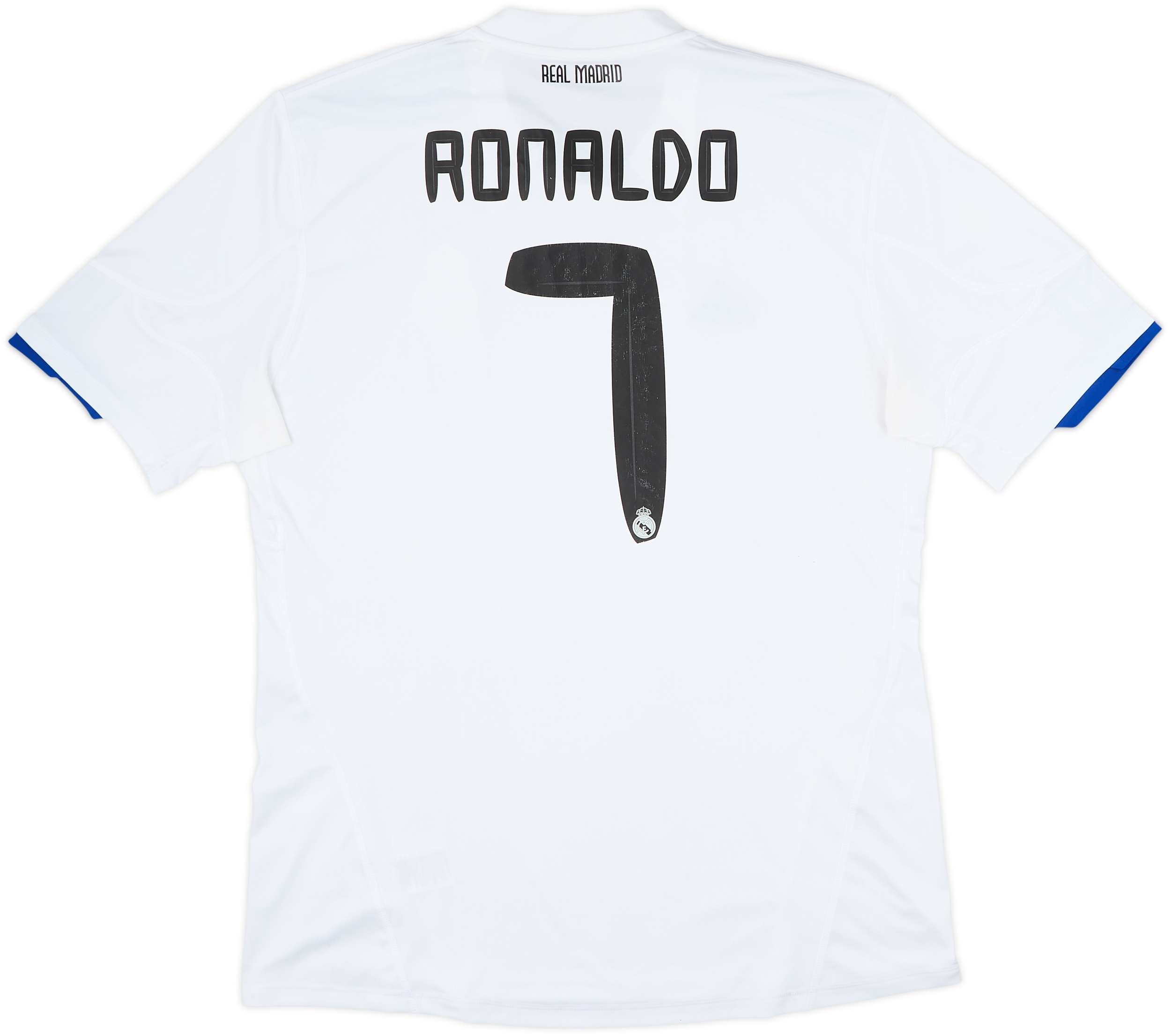 2010-11 Real Madrid Home Shirt Ronaldo #7 - 6/10 - (XL)